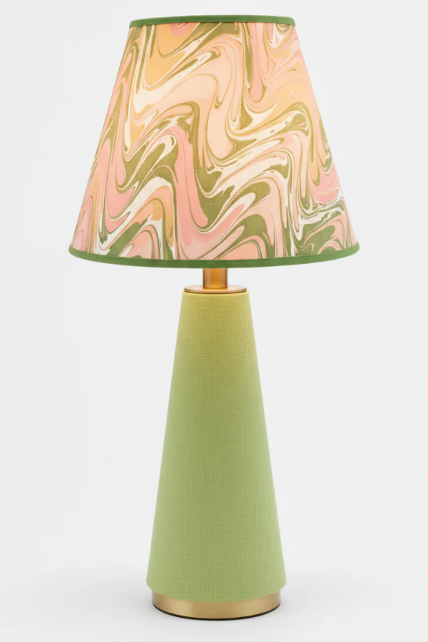 10" Empire Lampshade —  Hand-Marbled - Image 15