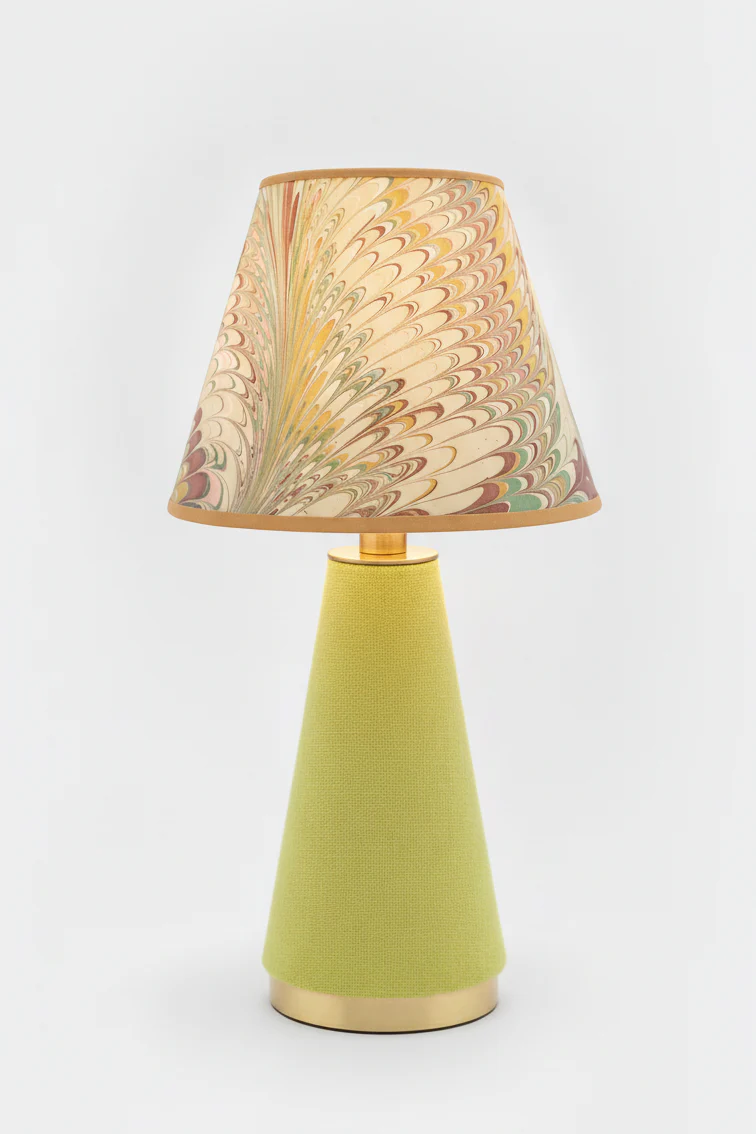 10" Empire Lampshade —  Hand-Marbled - Image 3
