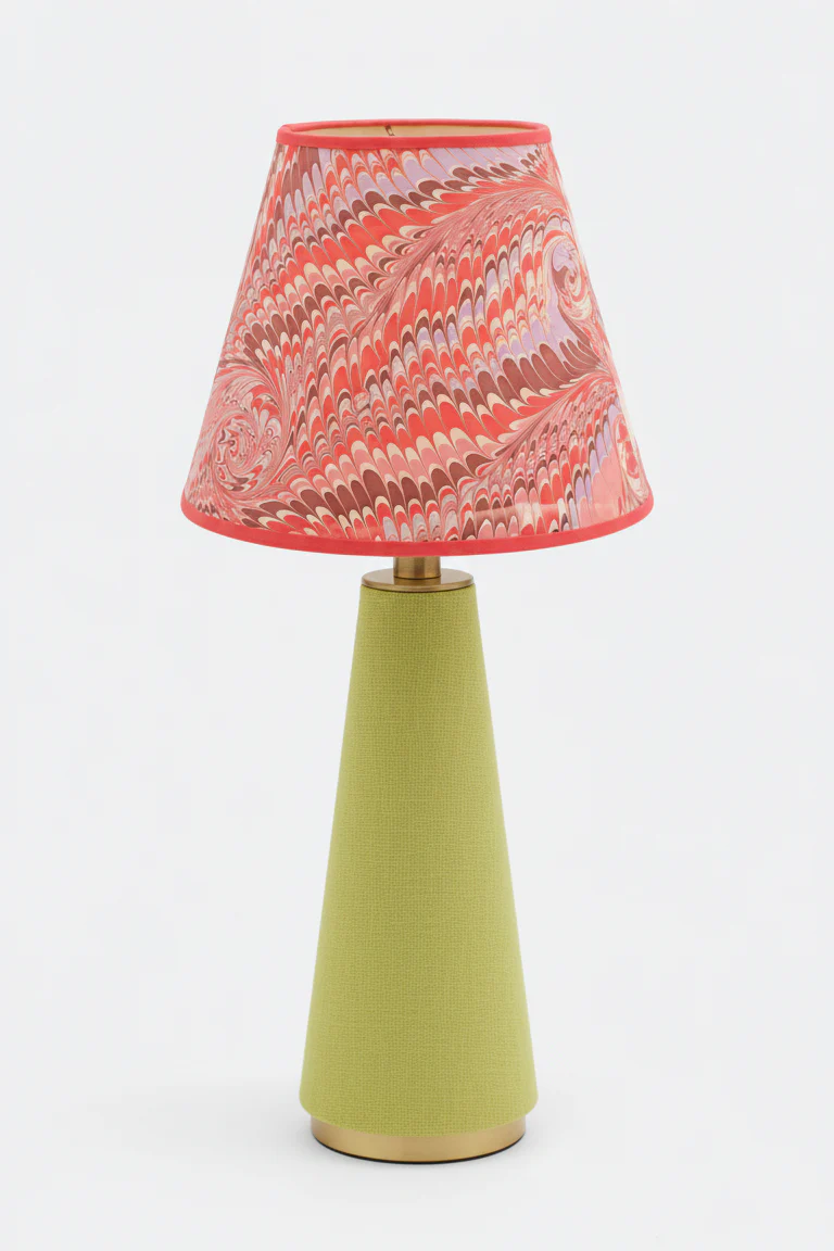 10" Empire Lampshade —  Hand-Marbled - Image 7