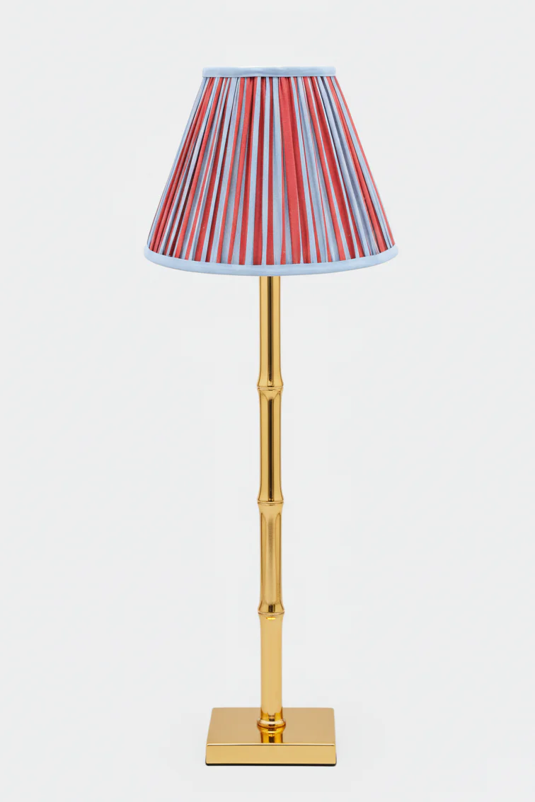 10” Pleated Empire Lampshade — Blockprint - Image 18