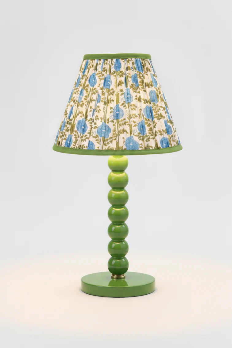 10” Pleated Empire Lampshade — Blockprint - Image 4