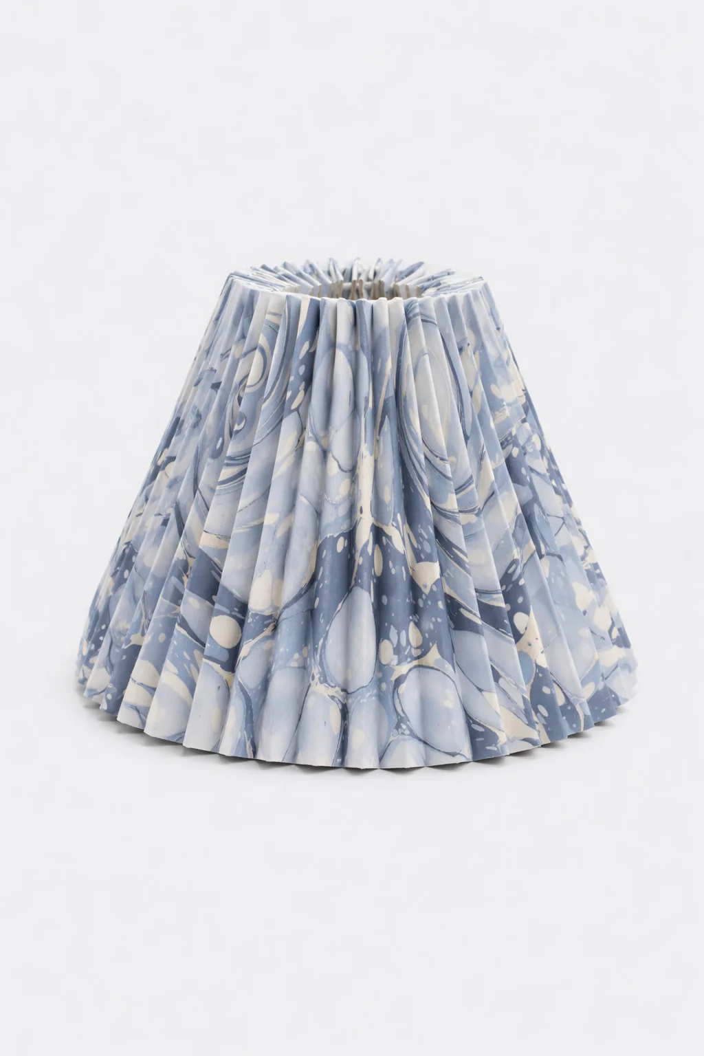 10" Pleated Empire Lampshade —  Hand-Marbled - Image 16