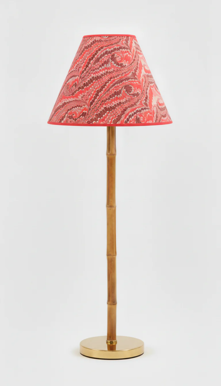 16" Empire Lampshade —  Hand-Marbled - Image 10