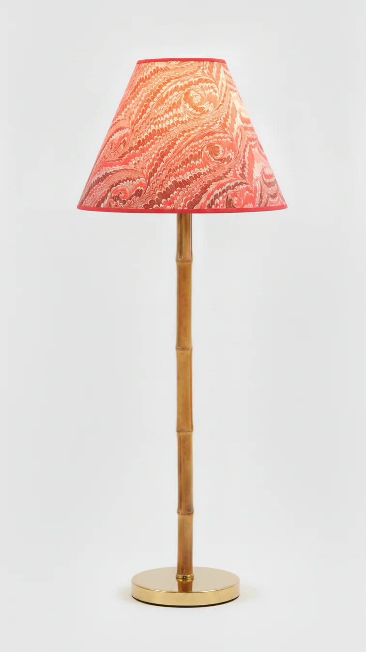 16" Empire Lampshade —  Hand-Marbled - Image 11