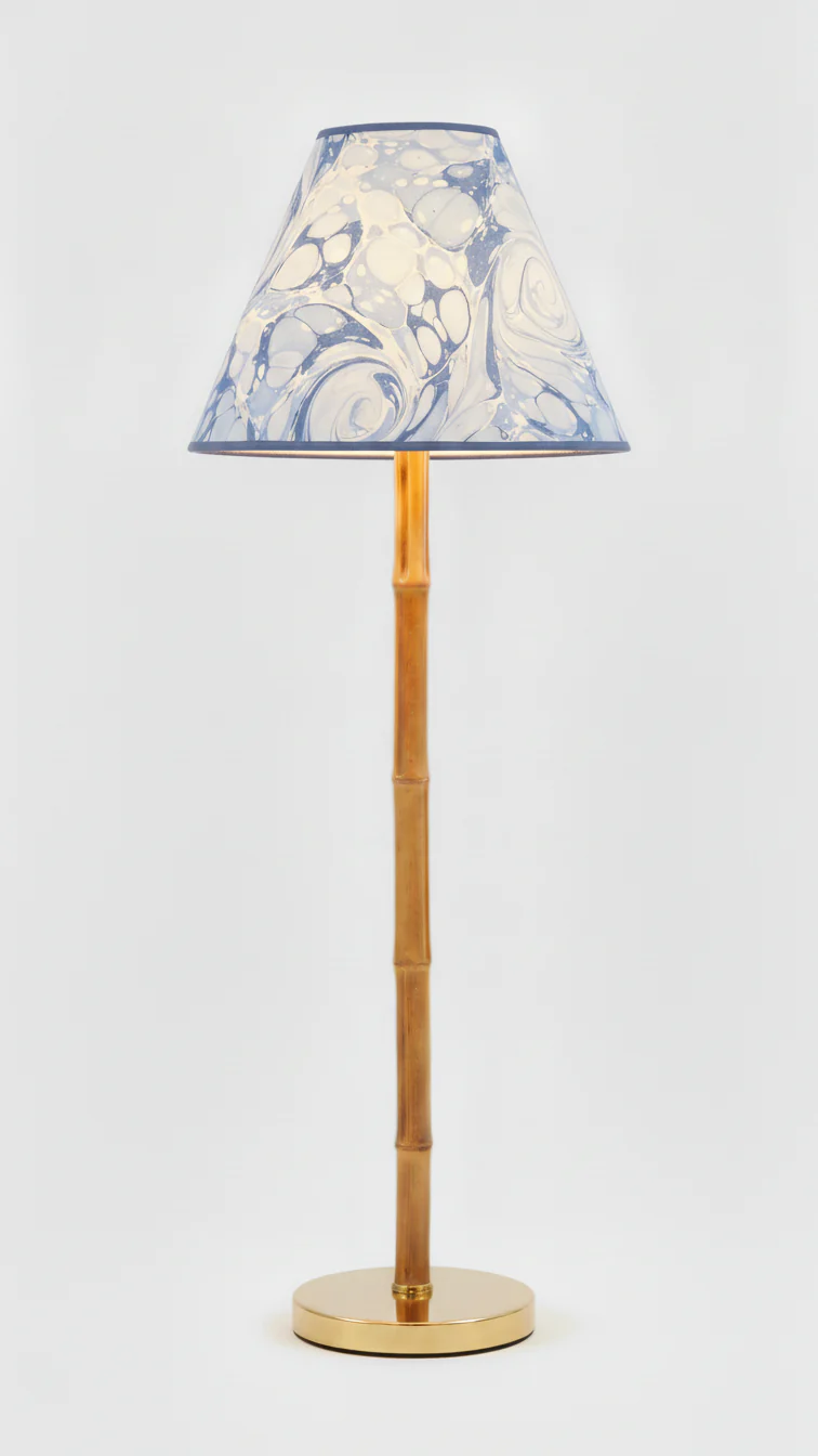 16" Empire Lampshade —  Hand-Marbled - Image 3