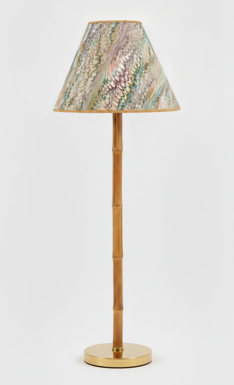 16" Empire Lampshade —  Hand-Marbled - Image 6
