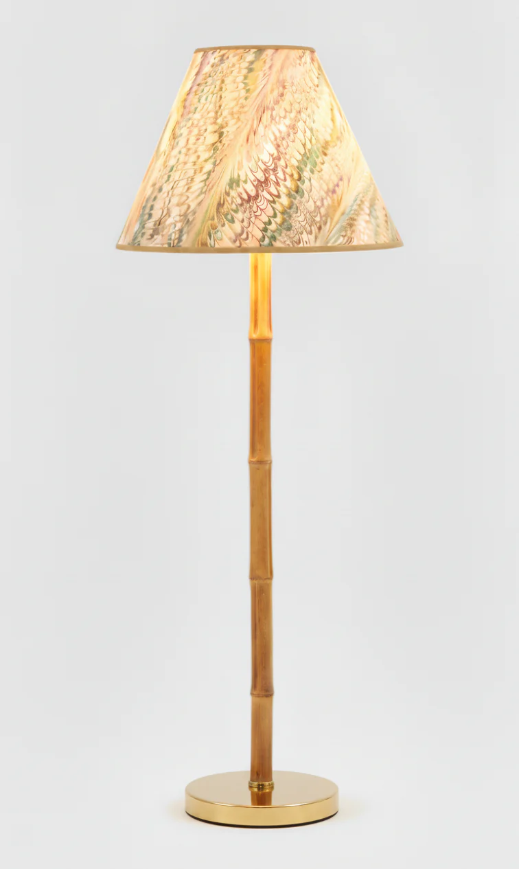 16" Empire Lampshade —  Hand-Marbled - Image 7