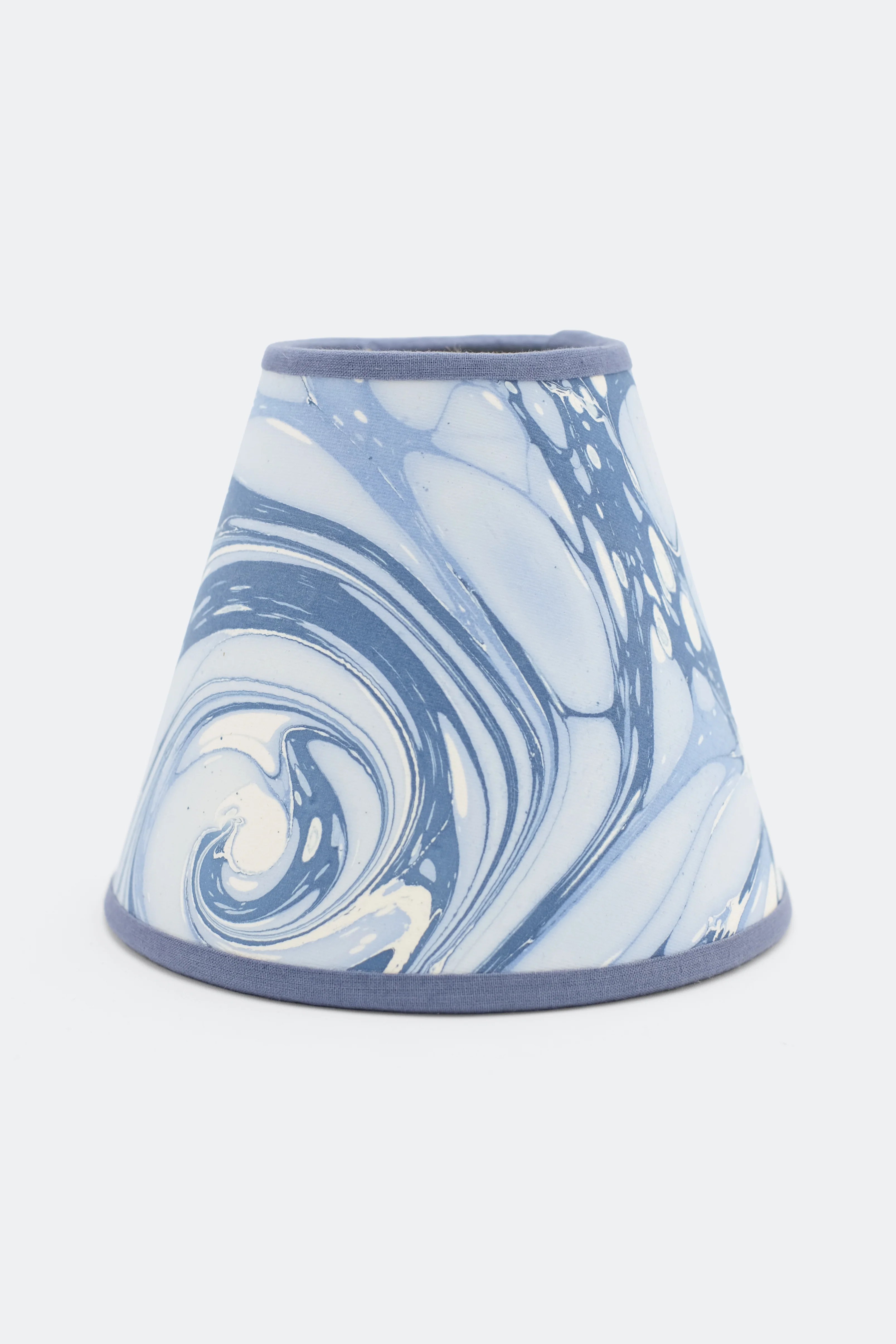 6" Clip On Chandelier Sconce Lampshade — Hand-Marbled - Image 15