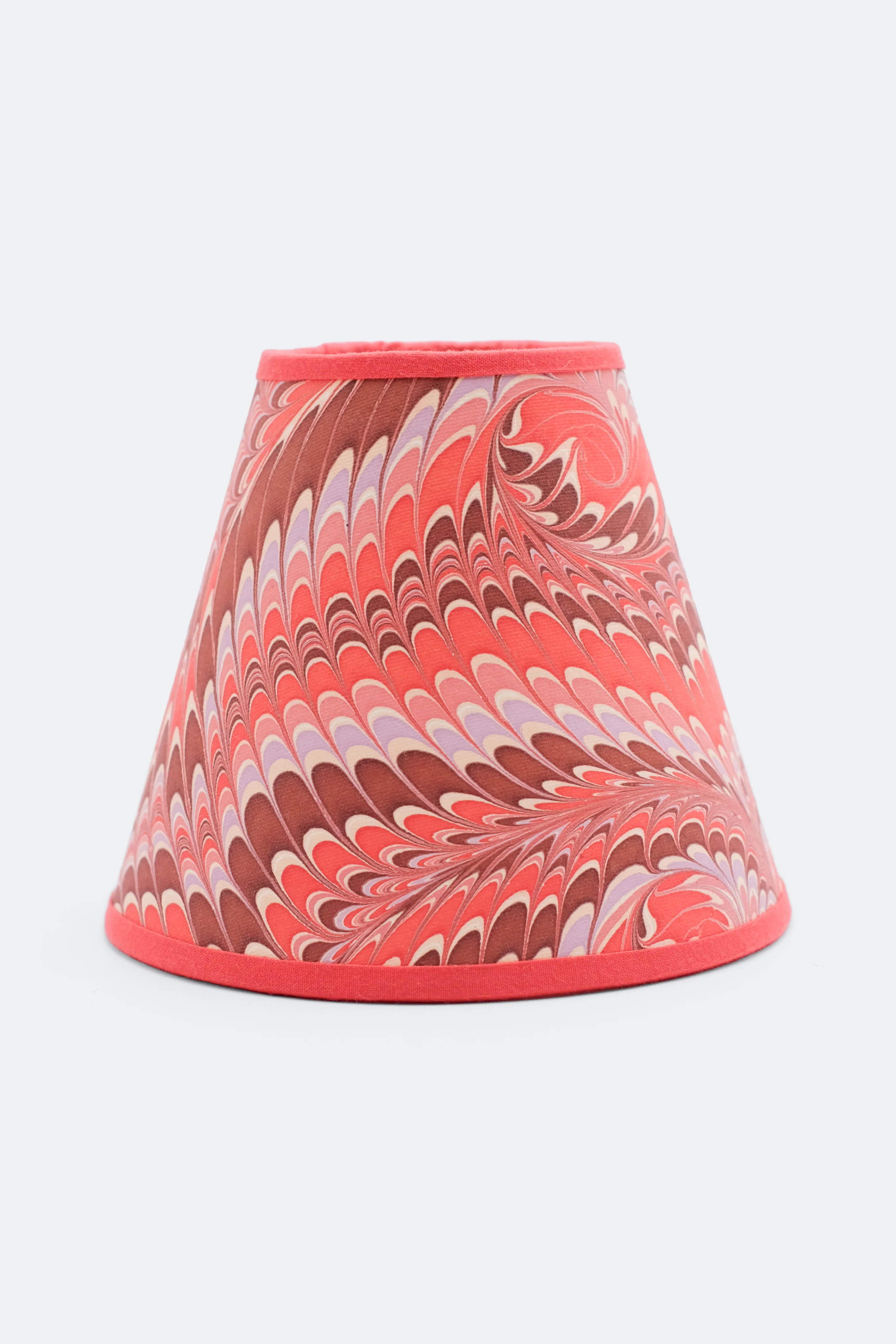 6" Clip On Chandelier Sconce Lampshade — Hand-Marbled - Image 20