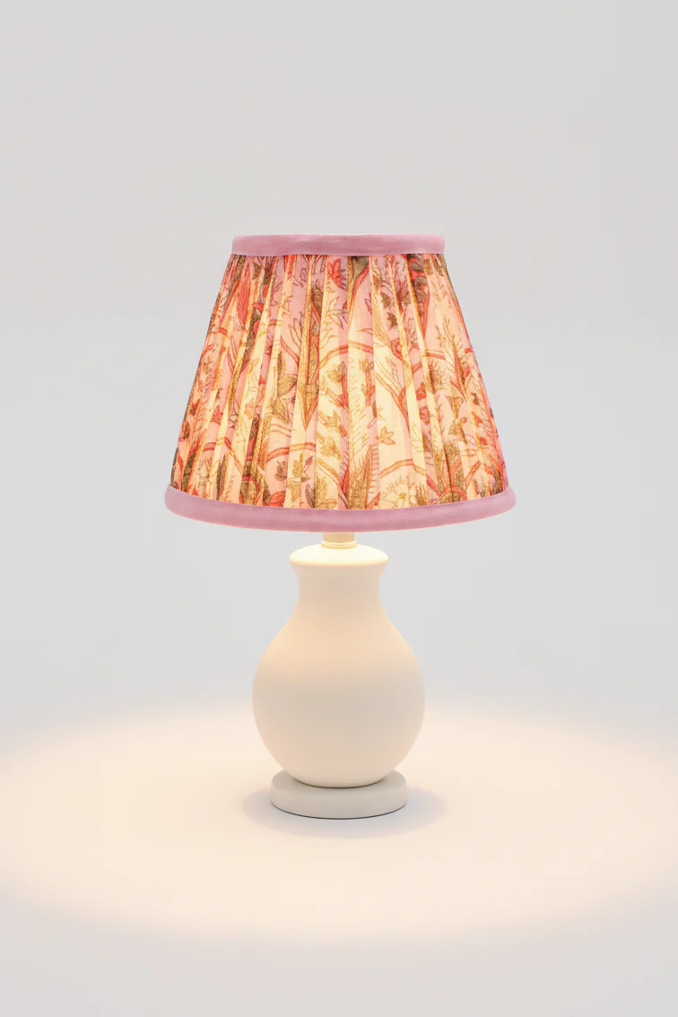 6'' Mini Pleated Lampshade —  Blockprint - Image 16