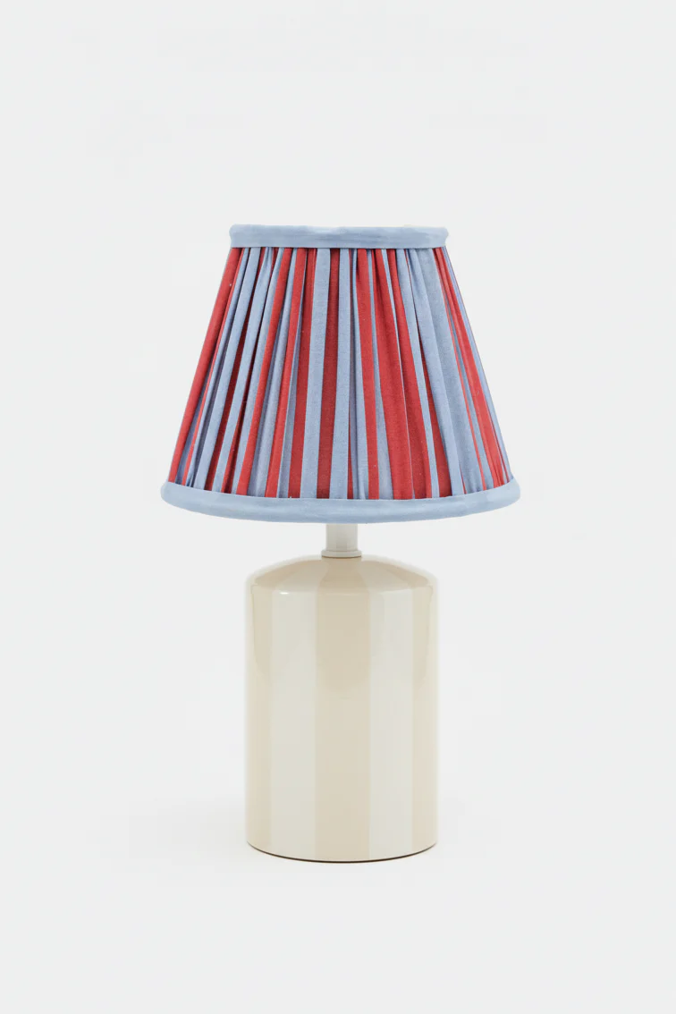 6'' Mini Pleated Lampshade —  Blockprint - Image 18