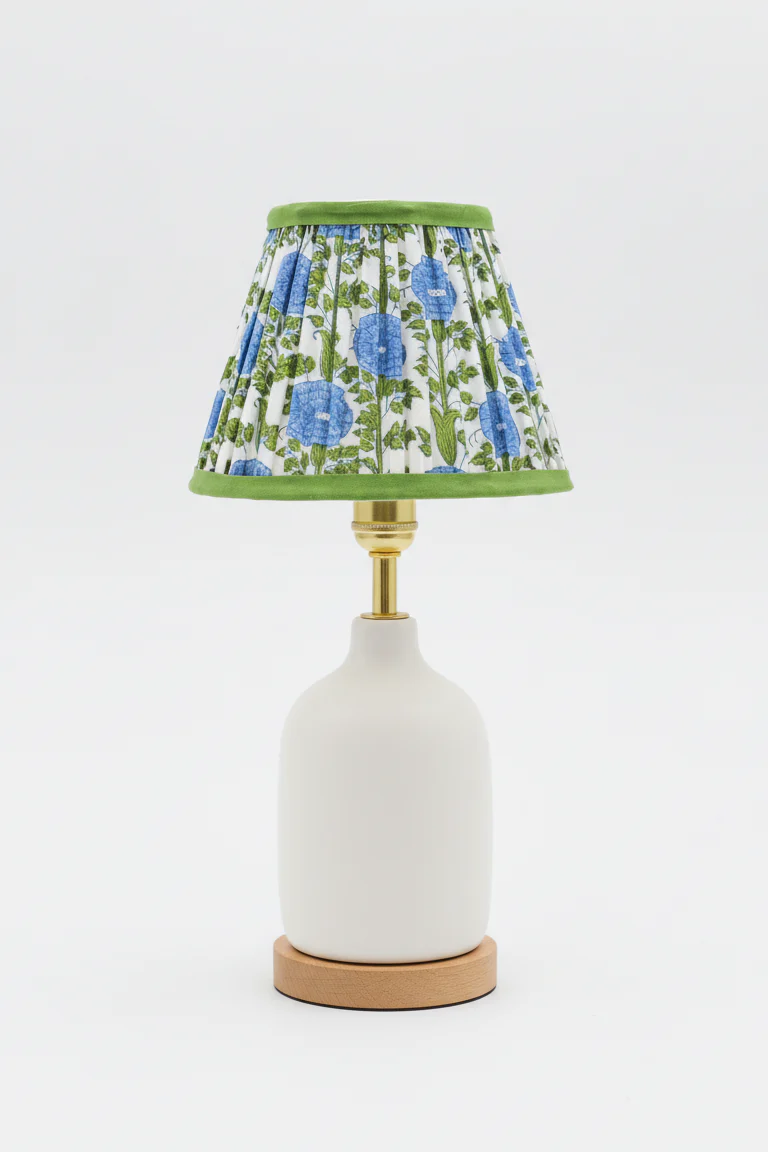 6'' Mini Pleated Lampshade —  Blockprint - Image 6