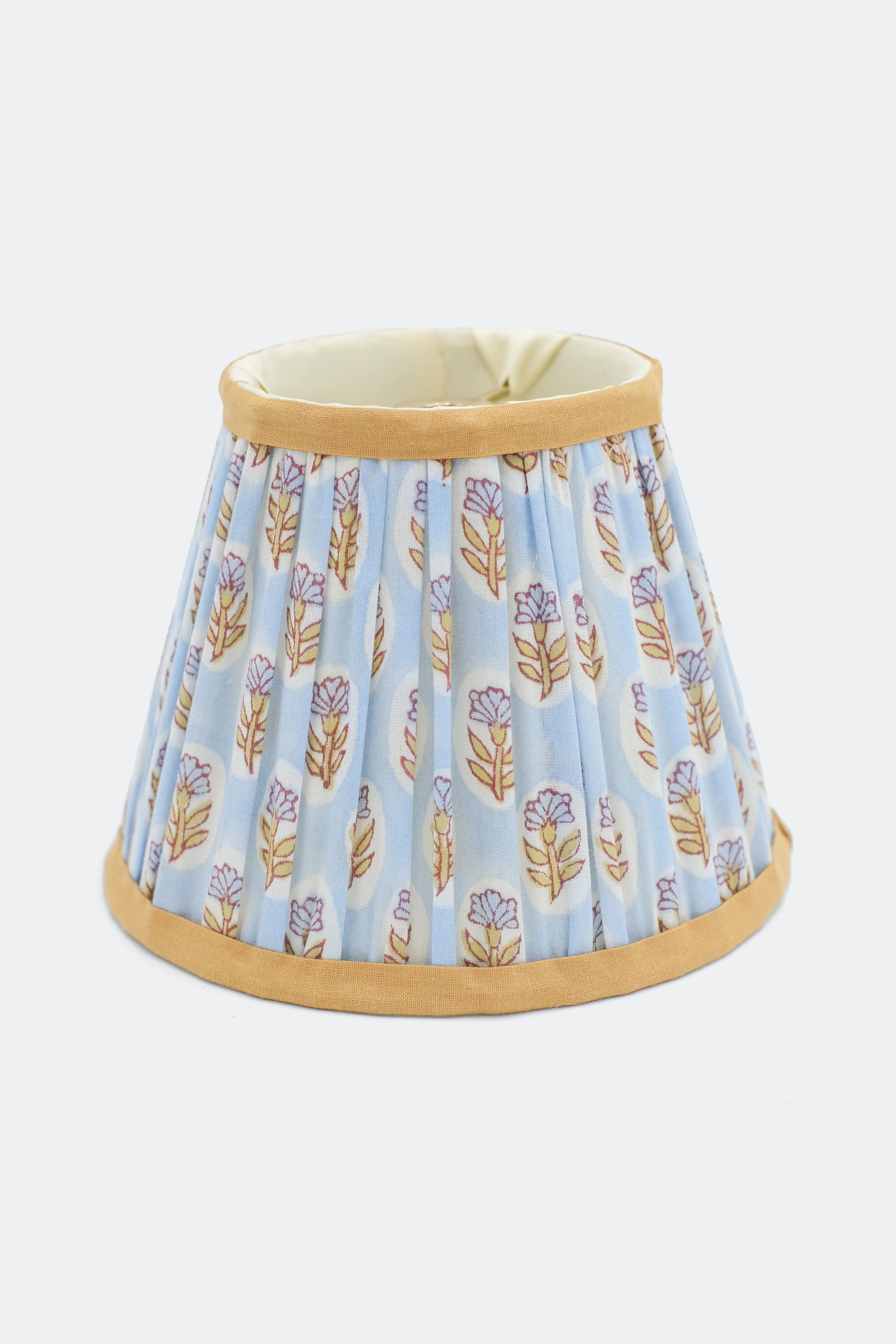 6'' Mini Pleated Lampshade —  Blockprint - Image 9