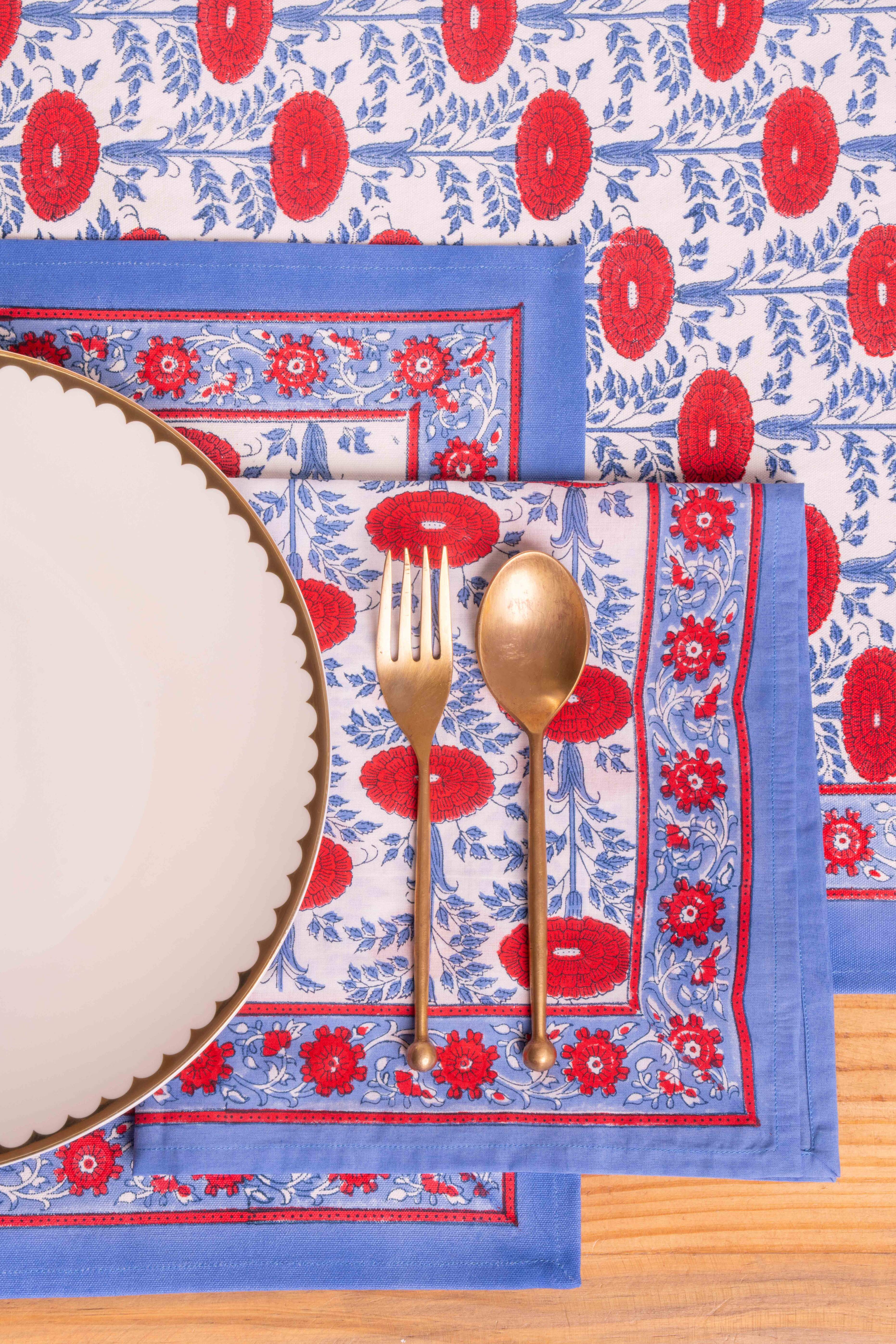 Araminta Blockprint Placemat - Image 4
