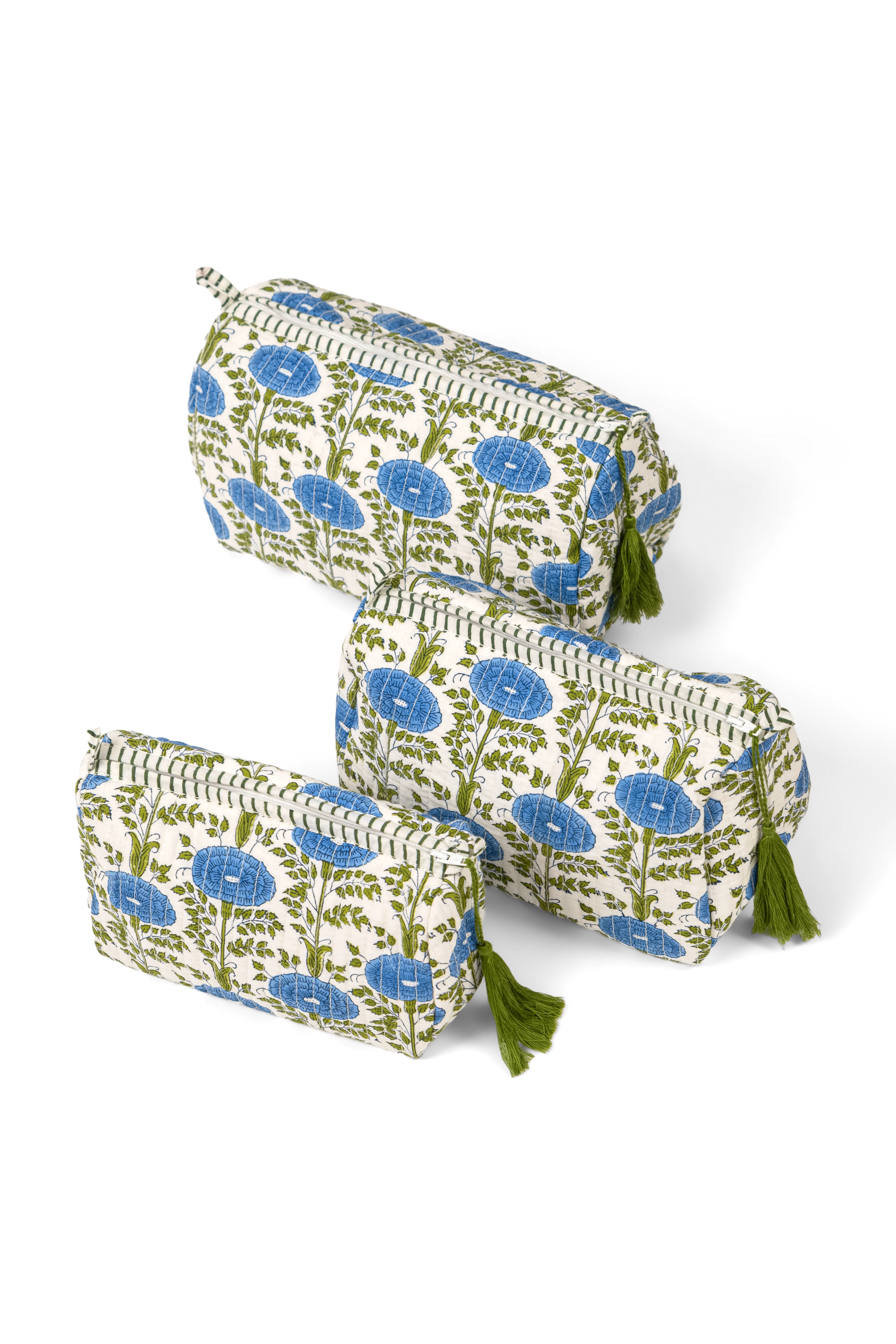 Araminta Toiletry Bag - Blue - Image 3