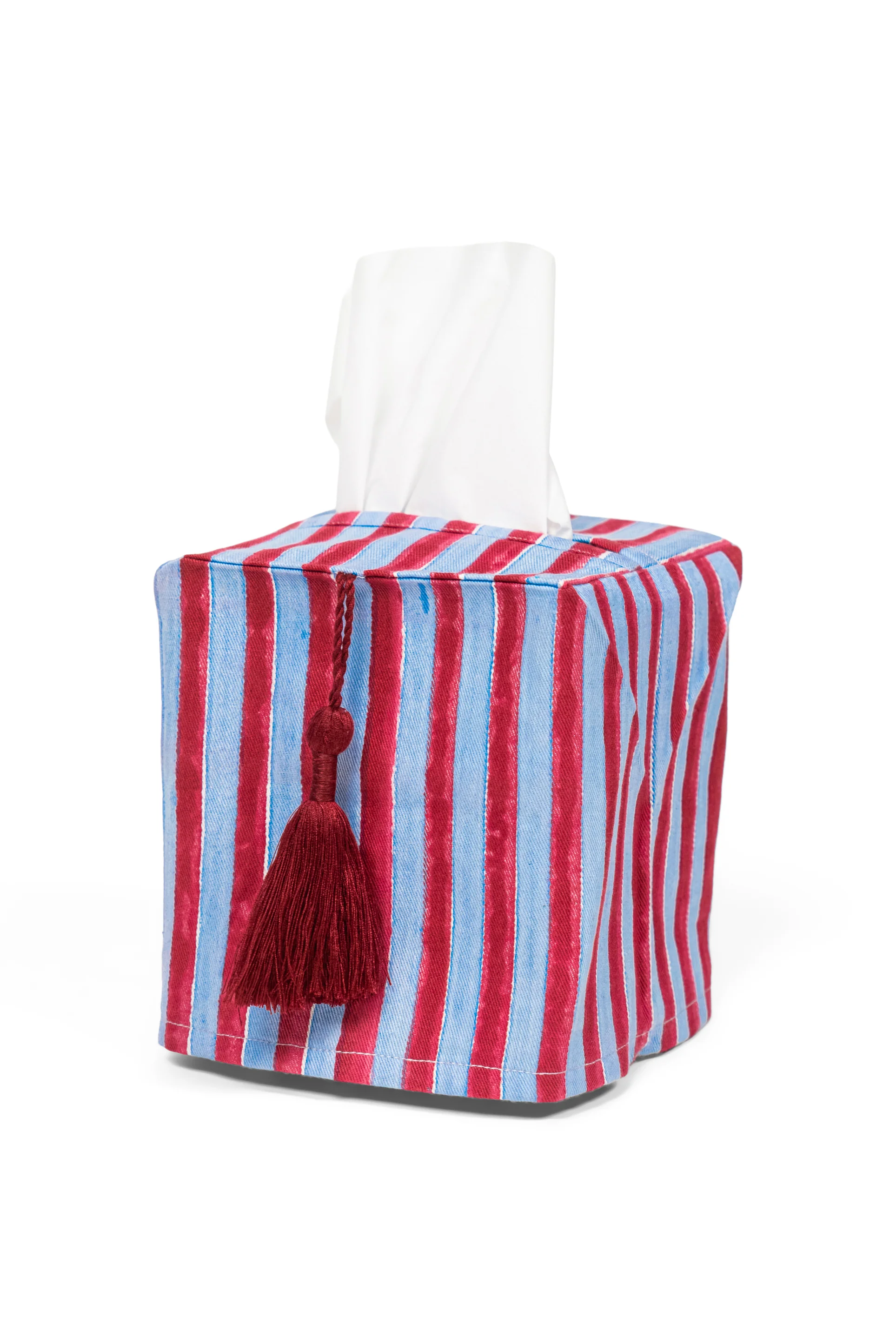 Stripes Blockprint Tissue Box Cover - Image 2