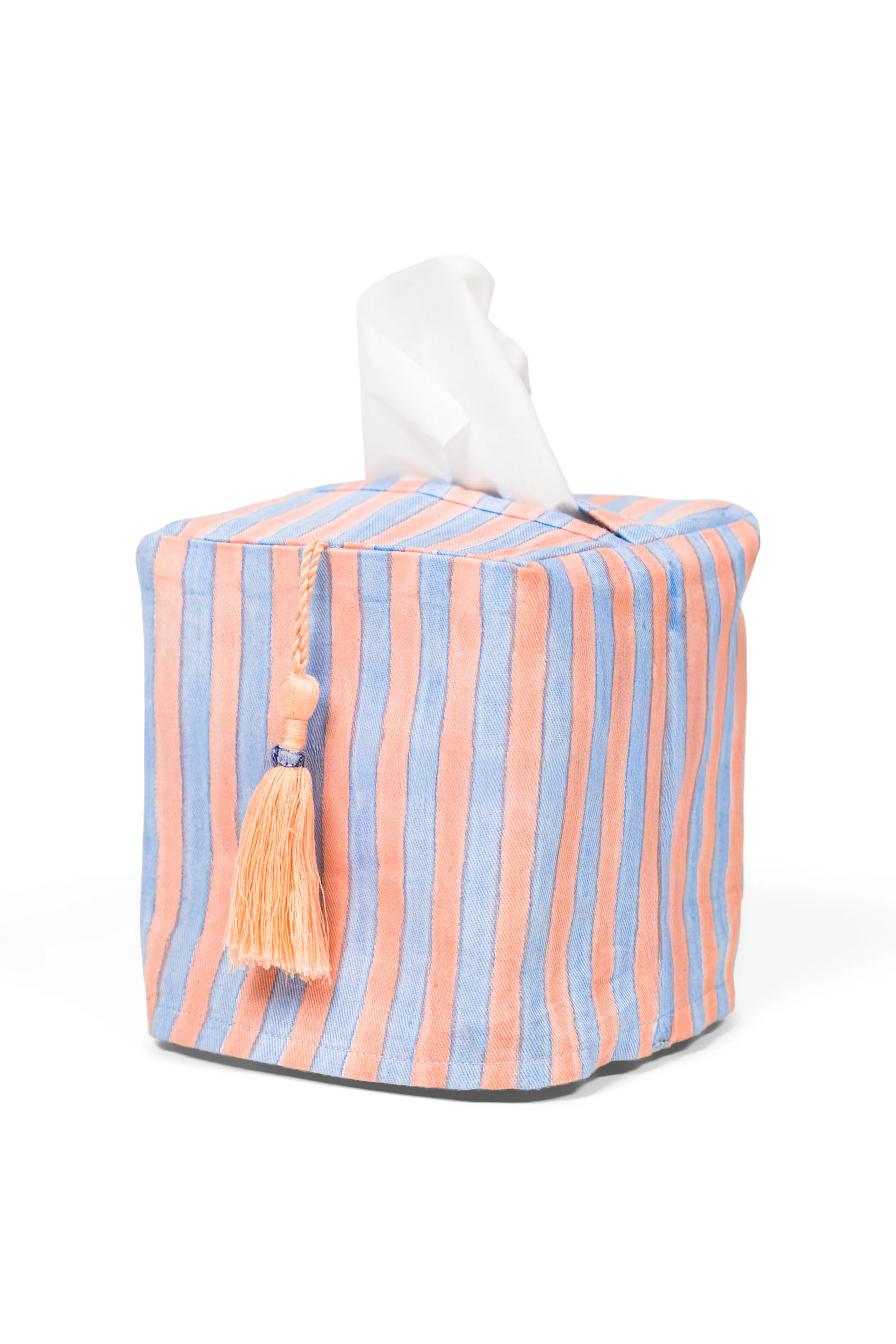 Stripes Blockprint Tissue Box Cover - Image 5