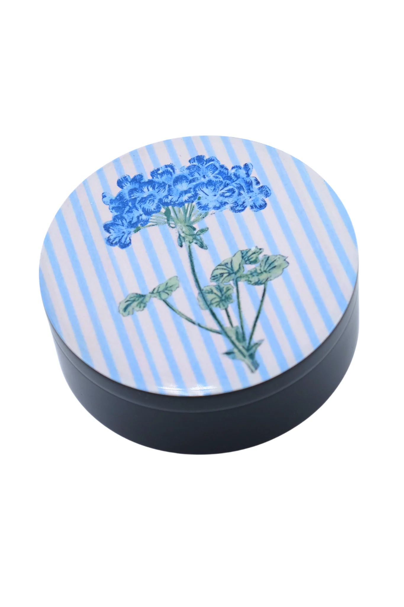 Blue Hydrangea Lacquerware Coasters, Set of 4 - Image 3