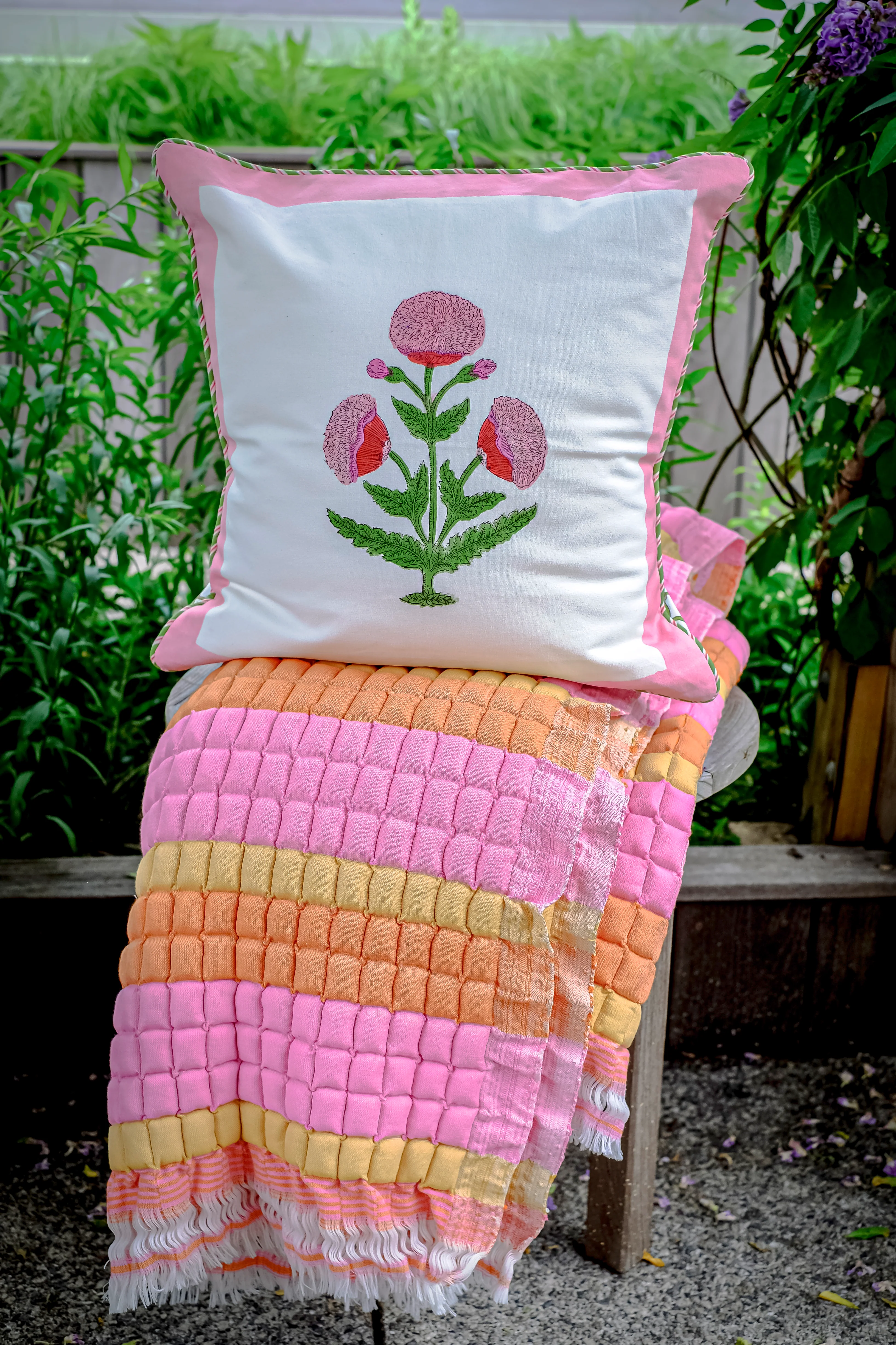 Creamsicle Sujani Quilt - Image 4