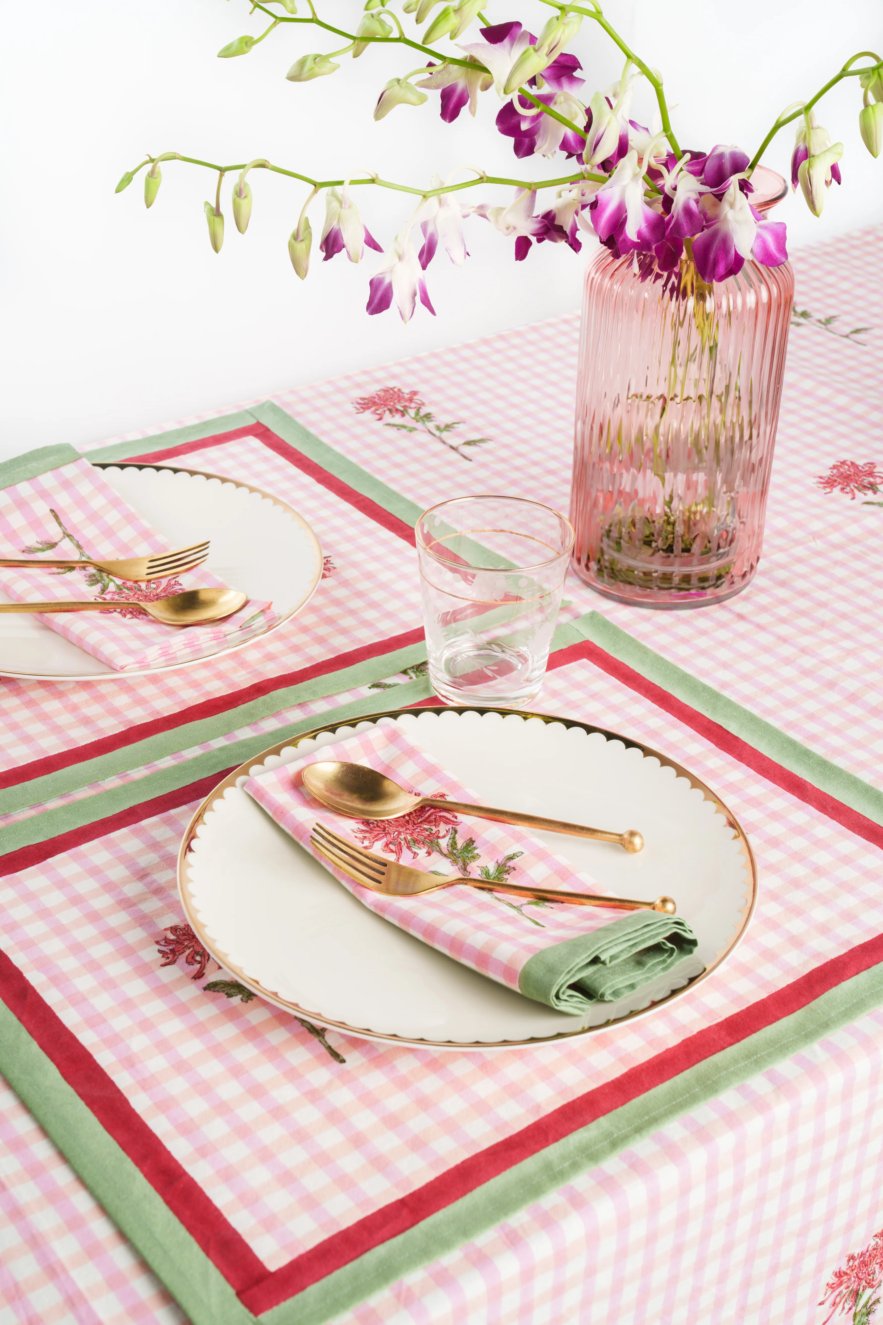Dahlia Gingham Tablecloth - Image 6
