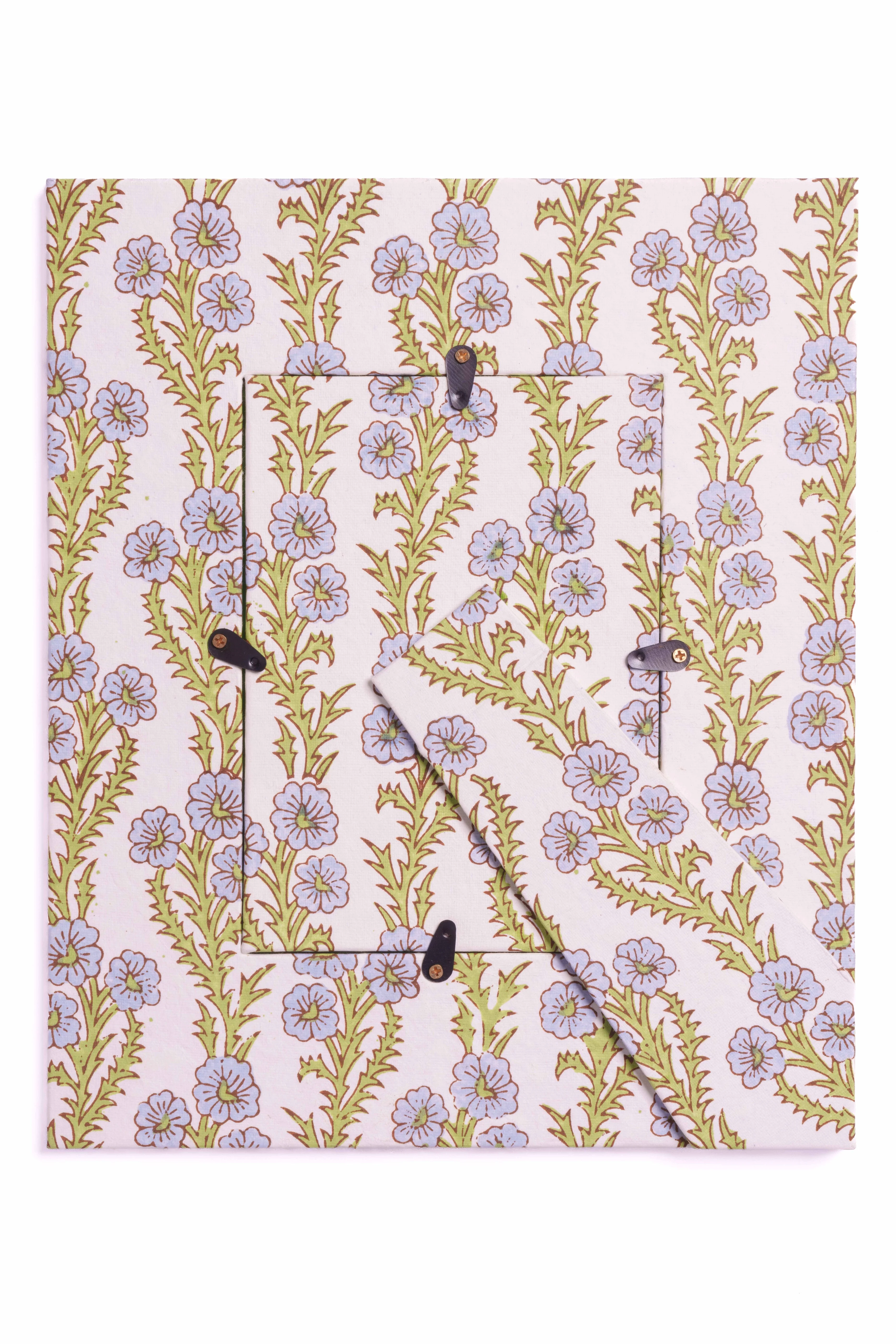 Large Wall Picture Frame in Forget Me Not Blue, 5x7 - Image 3