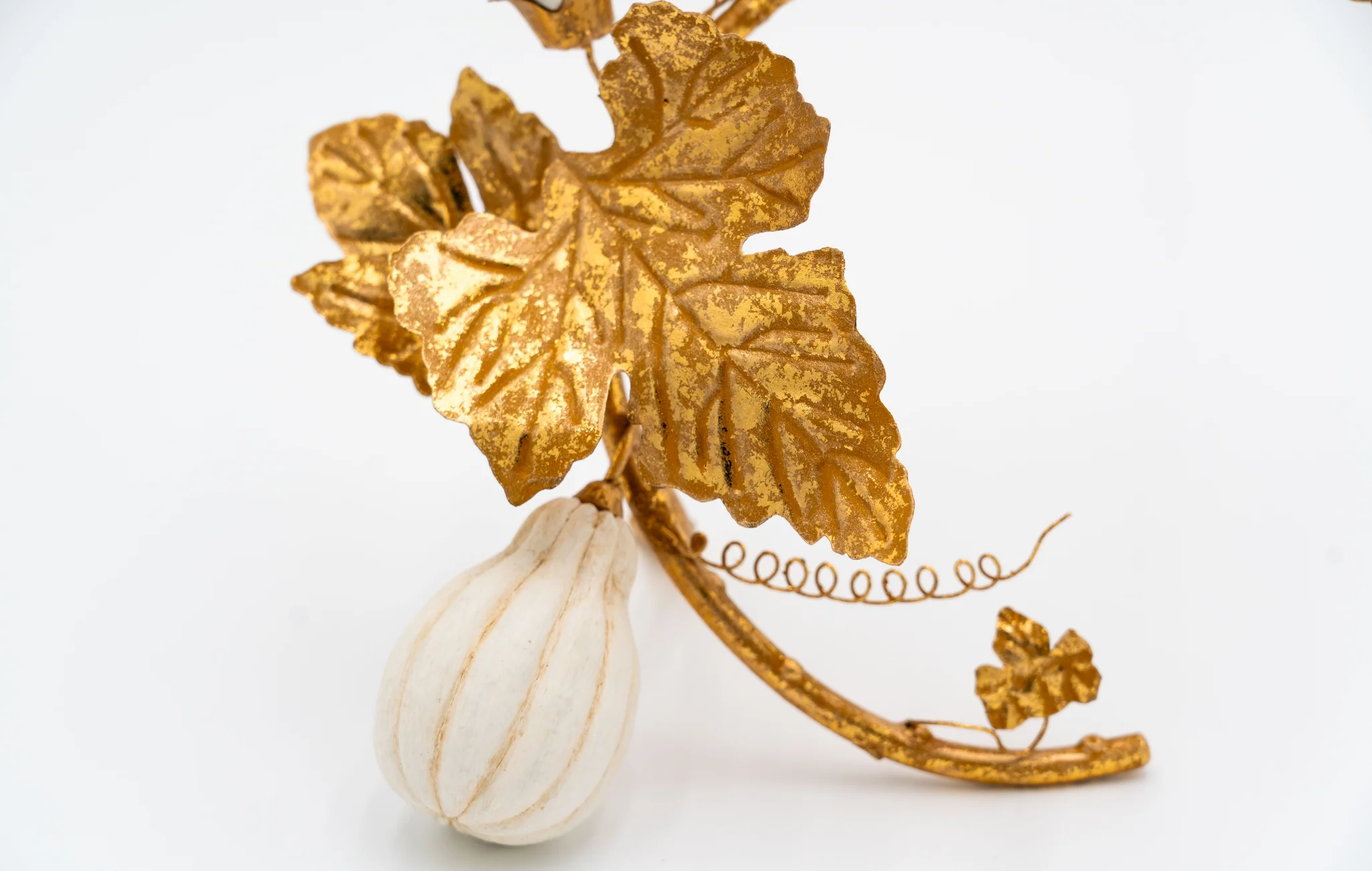 Gourd Gold Leaf Candleholder - Image 4