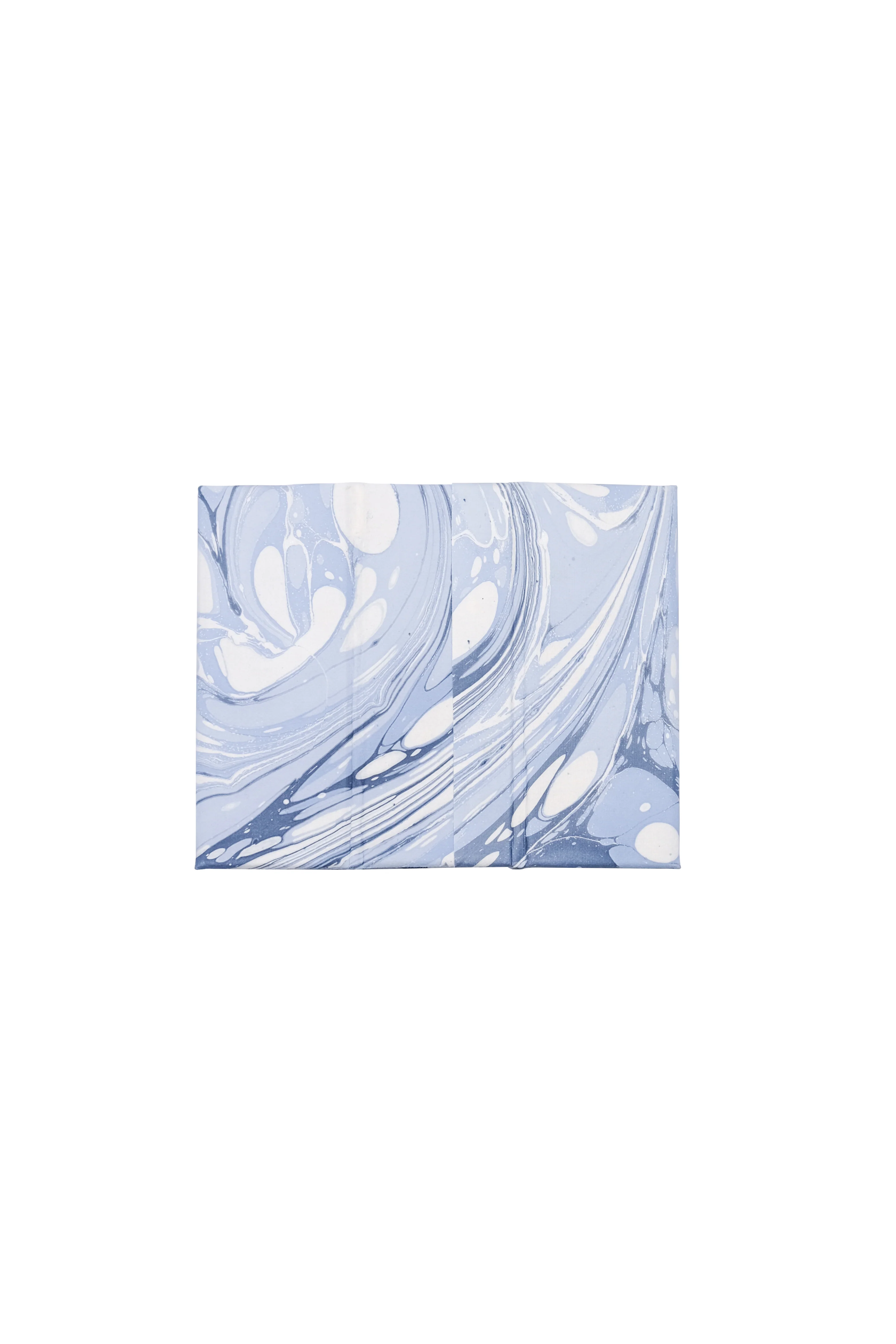 Hand-Marbled Pencil Holder Organizer in Ocean Wave - Image 3