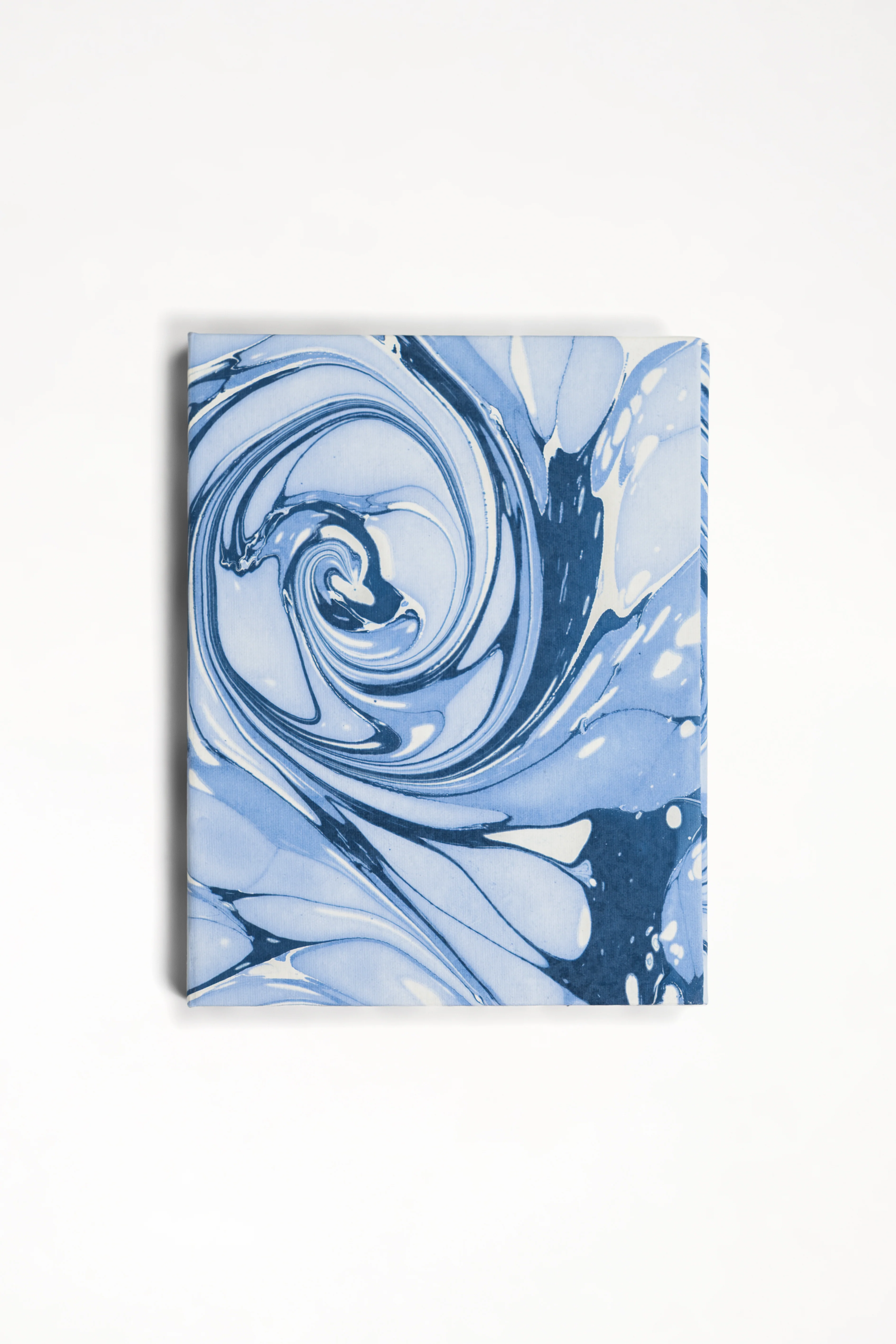 Hand-Marbled Picture Frame Folding Book, 4x6 in Ocean Wave - Image 3