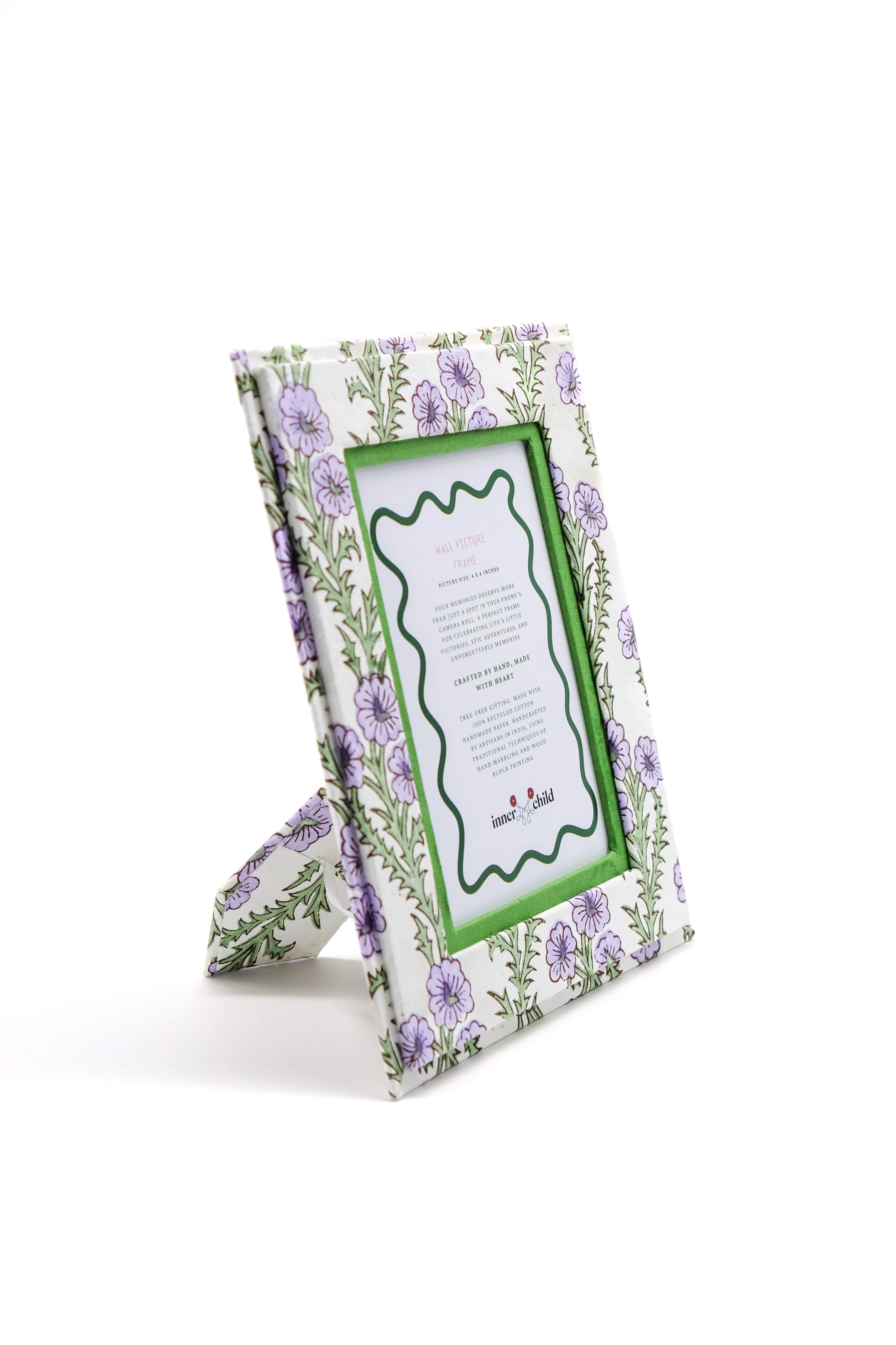 Purple Forget-Me-Not Picture Frame, 4x6