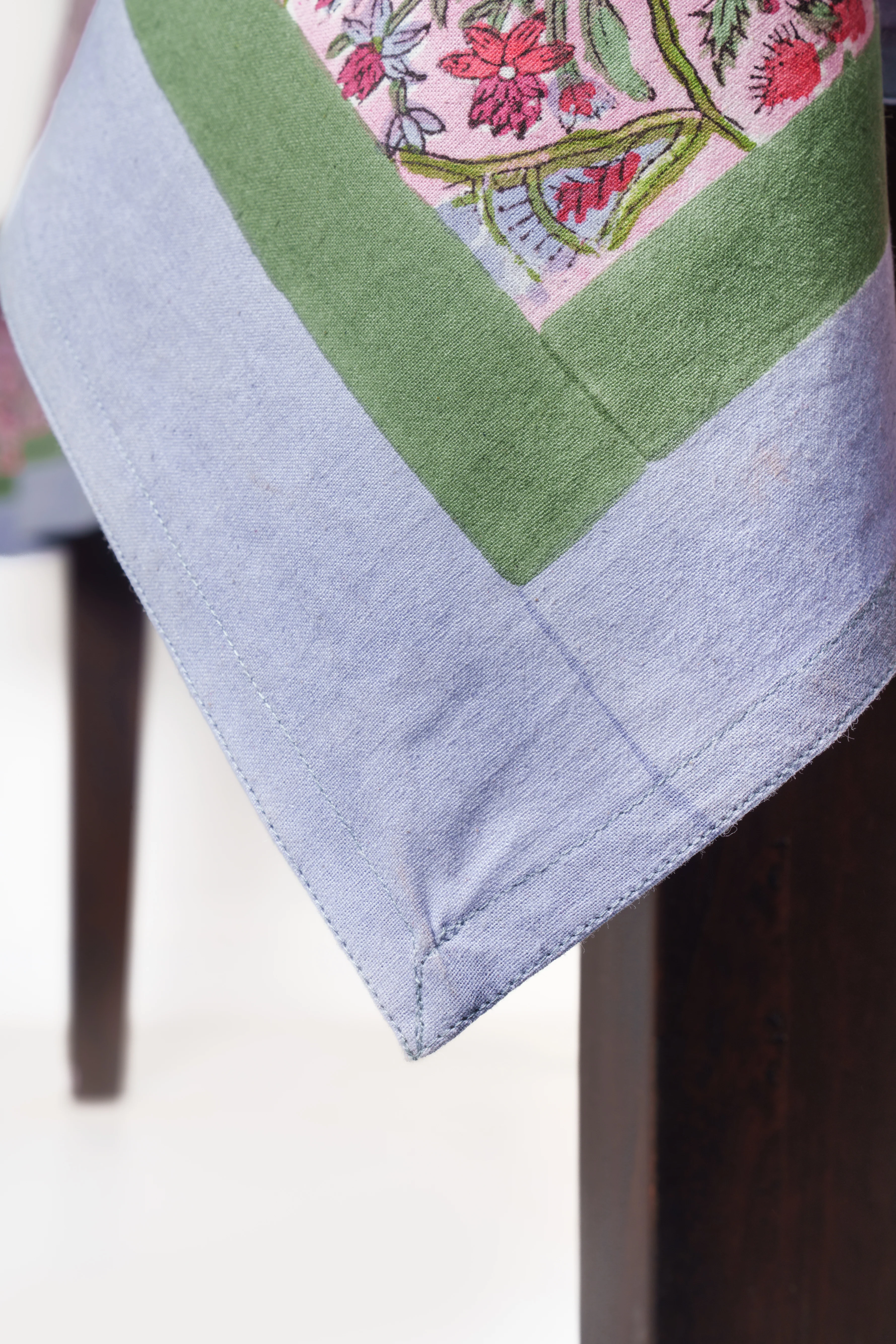 Pink Arch Blockprint Tablecloth - Image 4