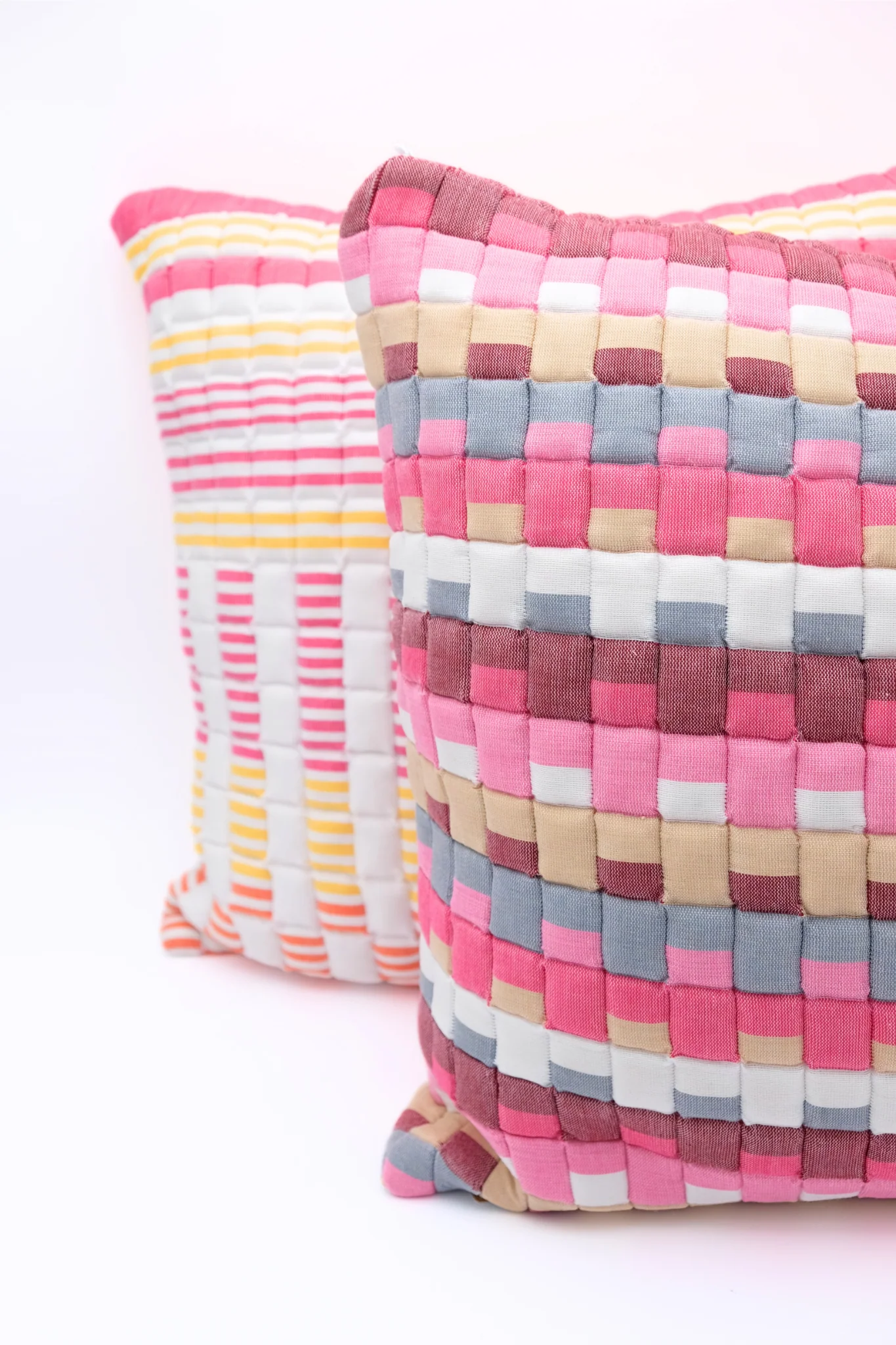 Sunset Sujani Puff Pillow - Image 3