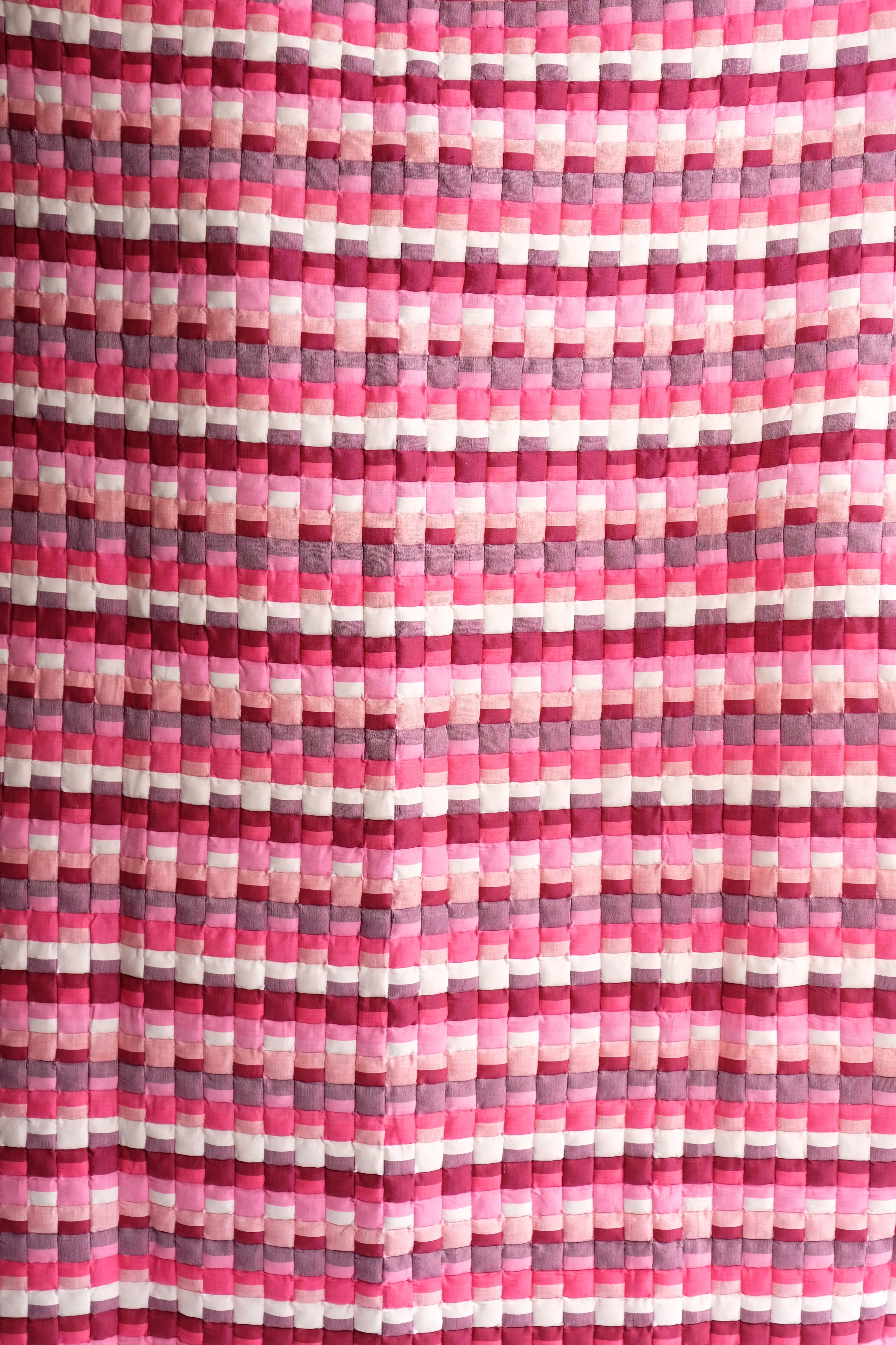 Pink Tetris Sujani Quilt - Image 4