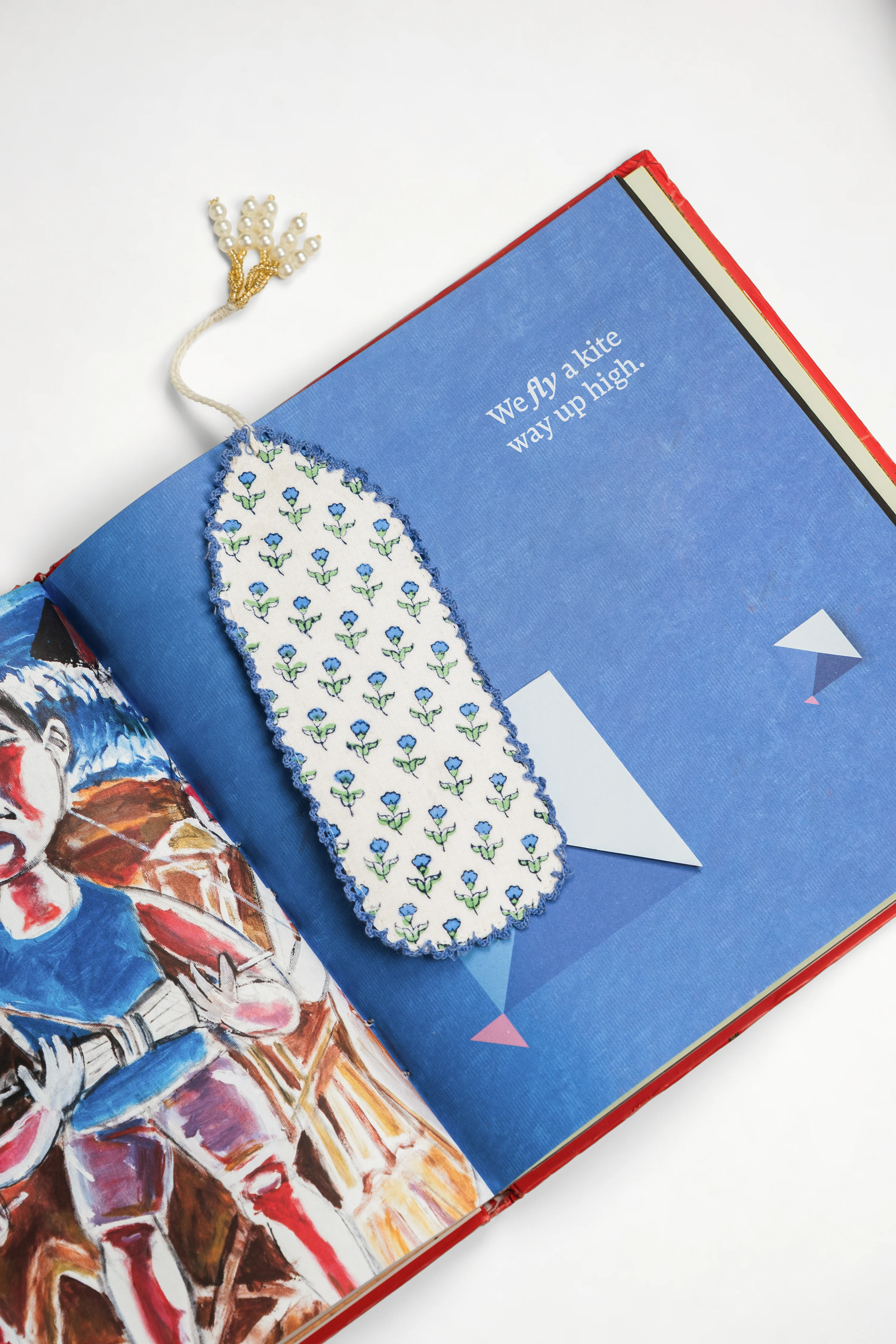 Primrose Blockprint Bookmark - Image 2