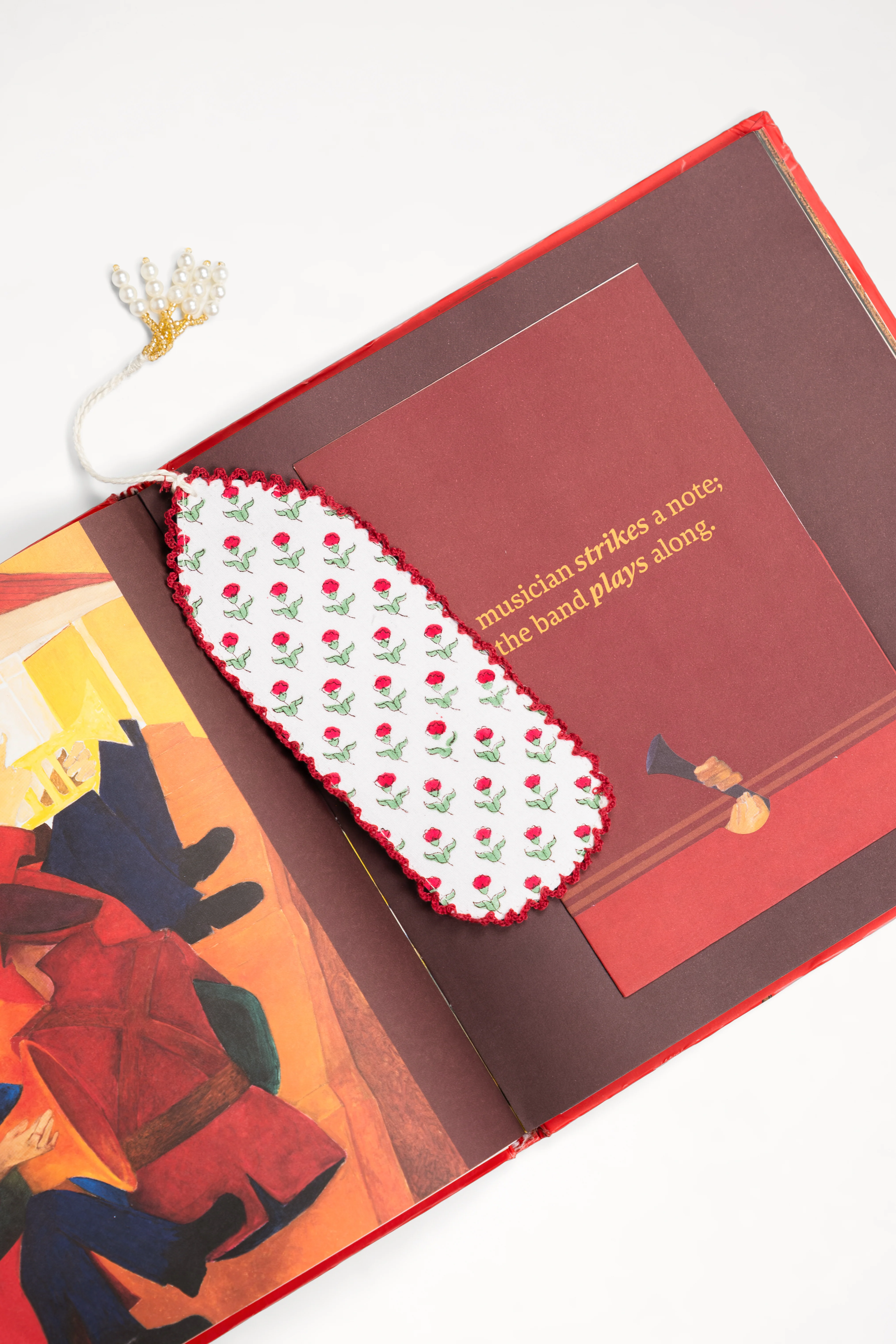 Primrose Blockprint Bookmark - Image 4