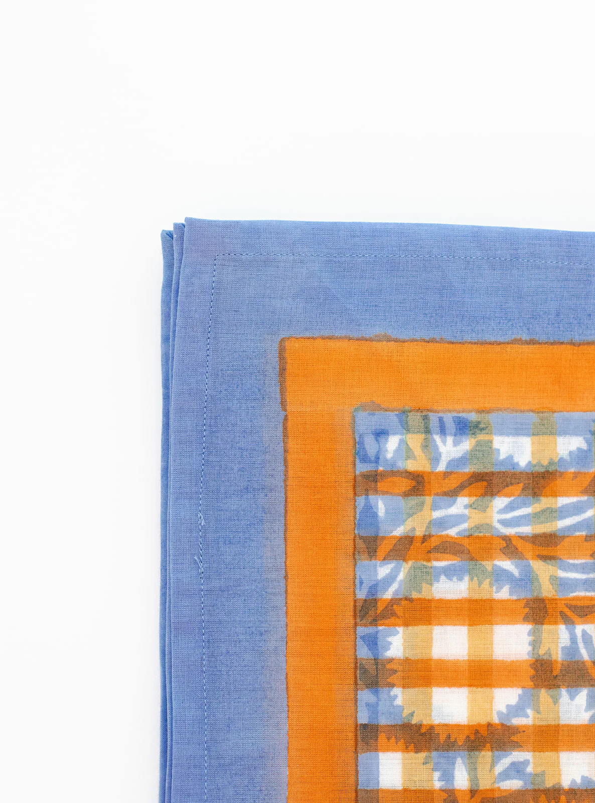 Sophia Organic Cotton Blockprint Scarf - Image 3