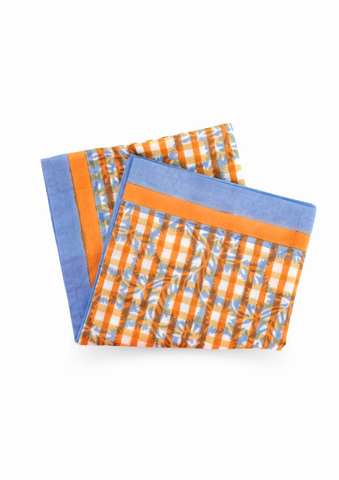 Sophia Organic Cotton Blockprint Scarf - Image 4