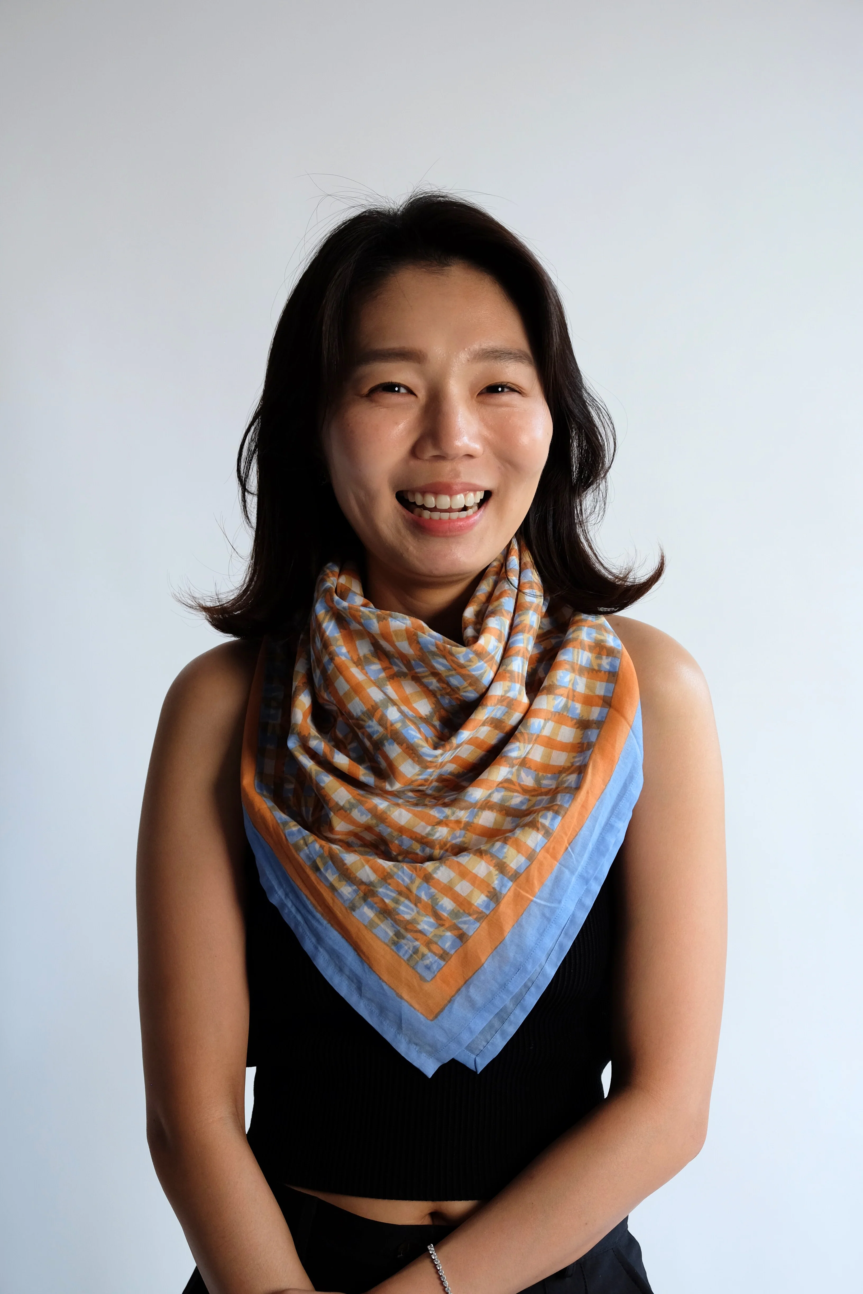 Sophia Organic Cotton Blockprint Scarf - Image 6