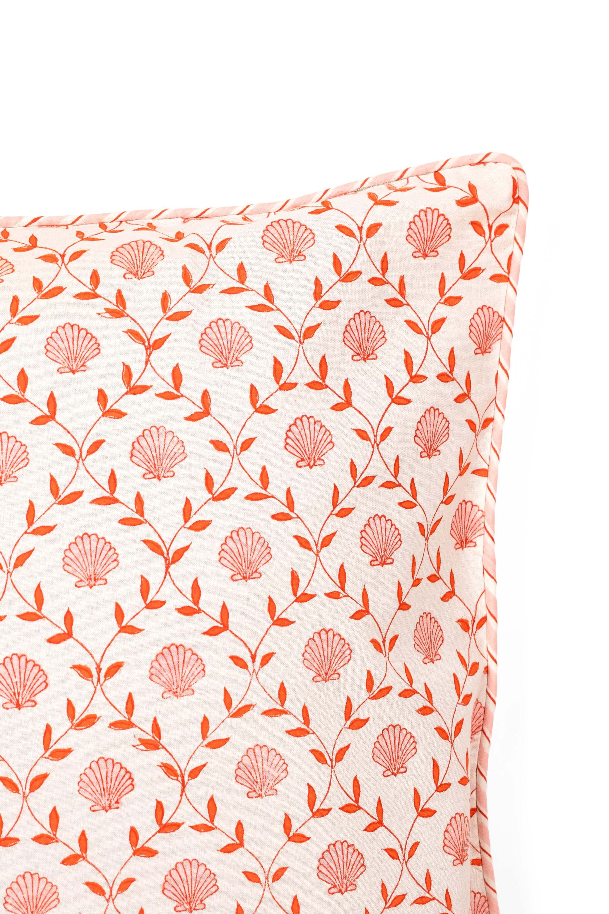 Seashell Blockprint Pillow - Image 2