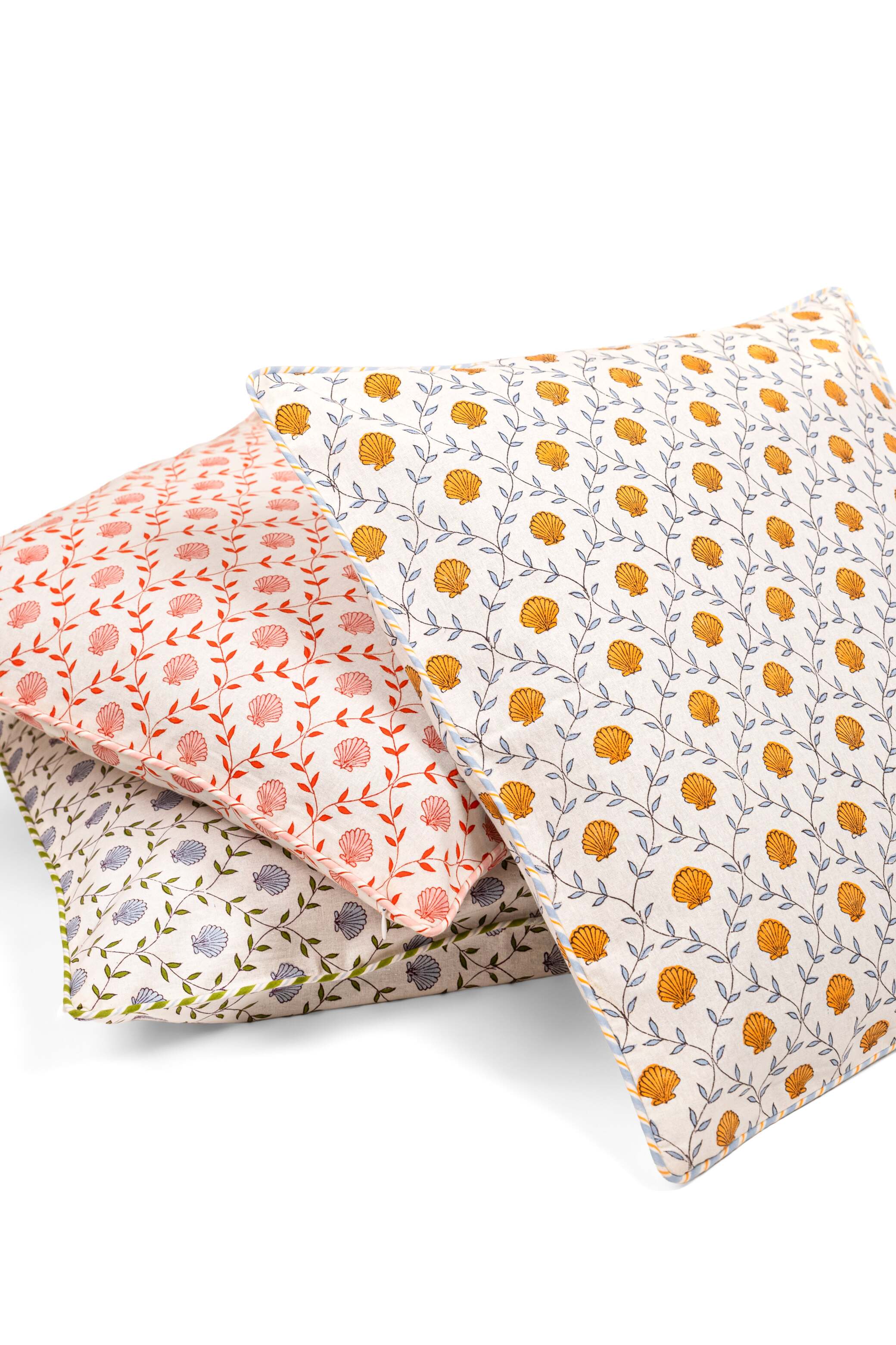 Seashell Blockprint Pillow - Image 7