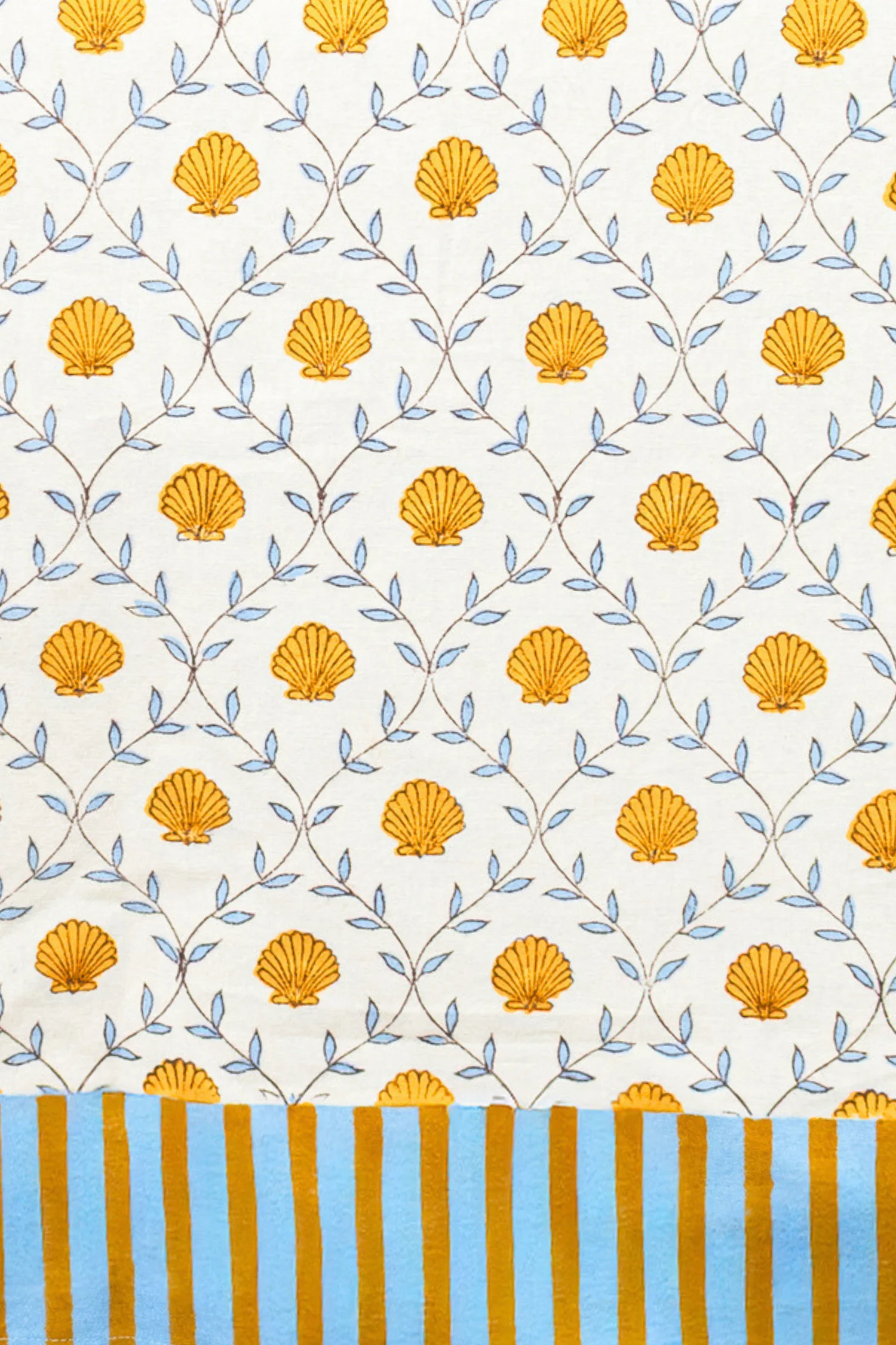 Seashell Blockprint Tablecloth - Image 3