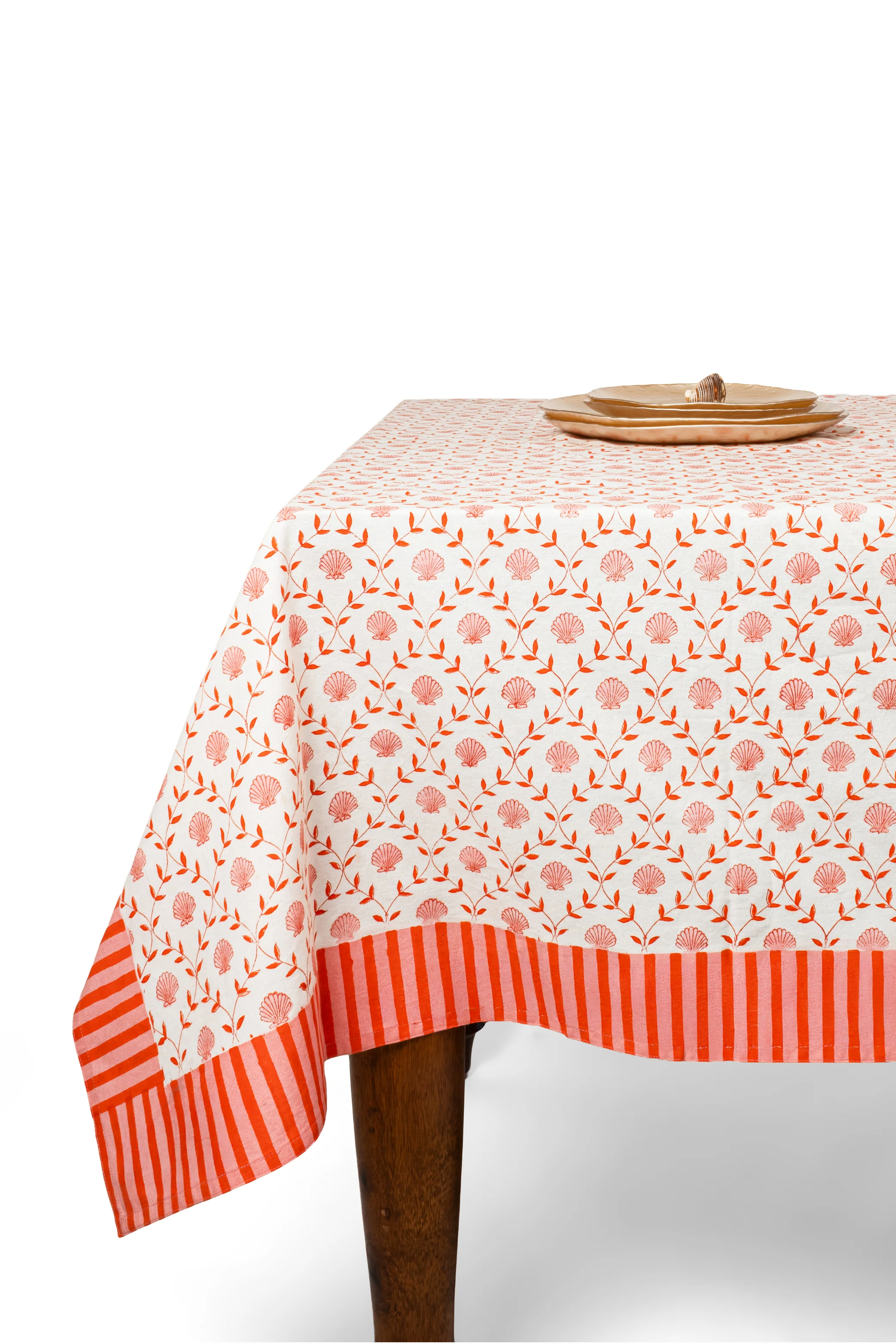 Seashell Blockprint Tablecloth - Image 4