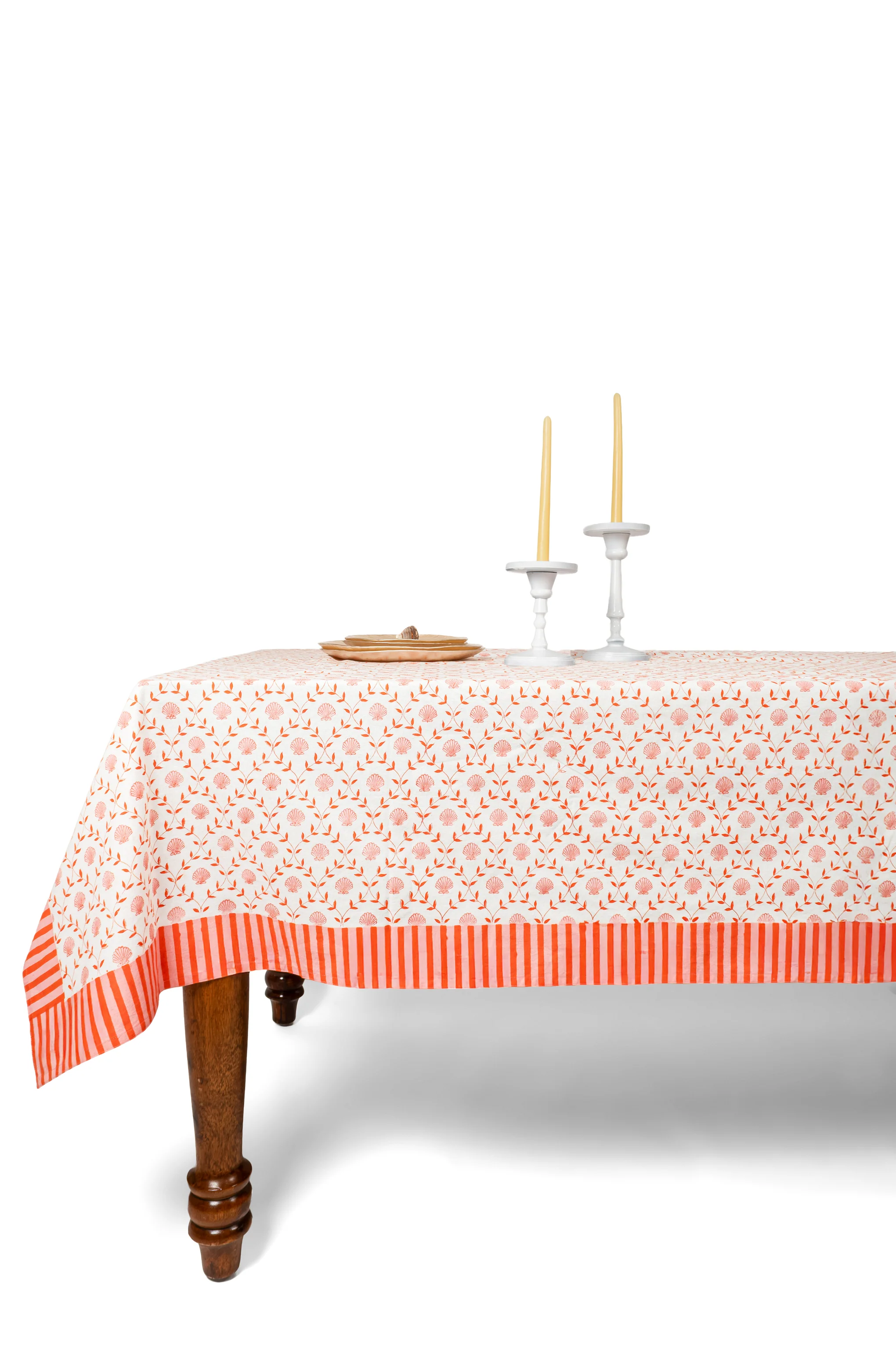 Seashell Blockprint Tablecloth - Image 5