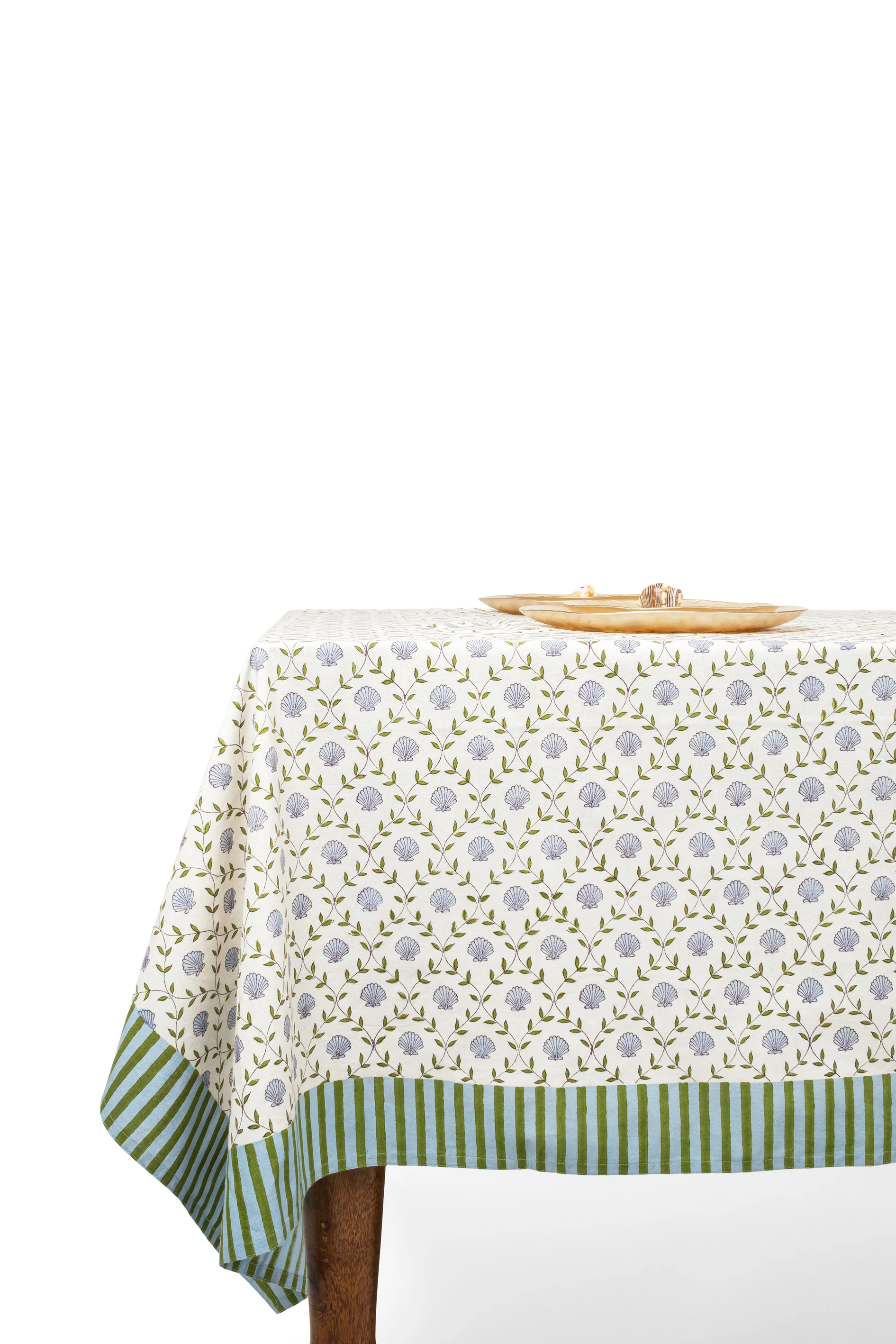 Seashell Blockprint Tablecloth - Image 7