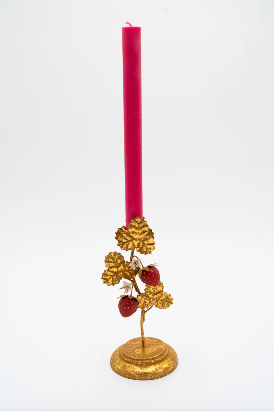 Strawberry Candleholder in Gold - Image 4