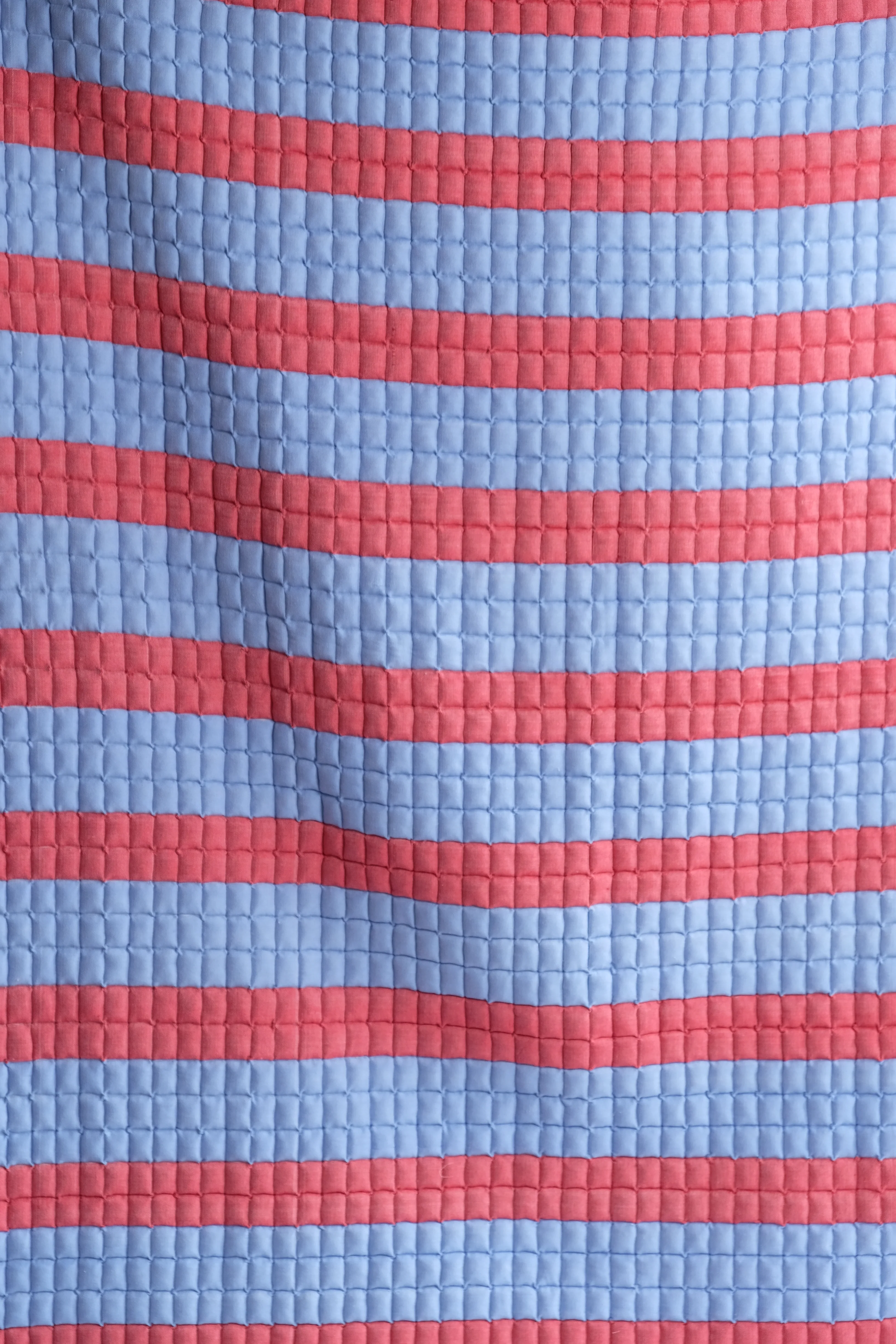 Cherry Red + Blue Sujani Quilt - Image 4