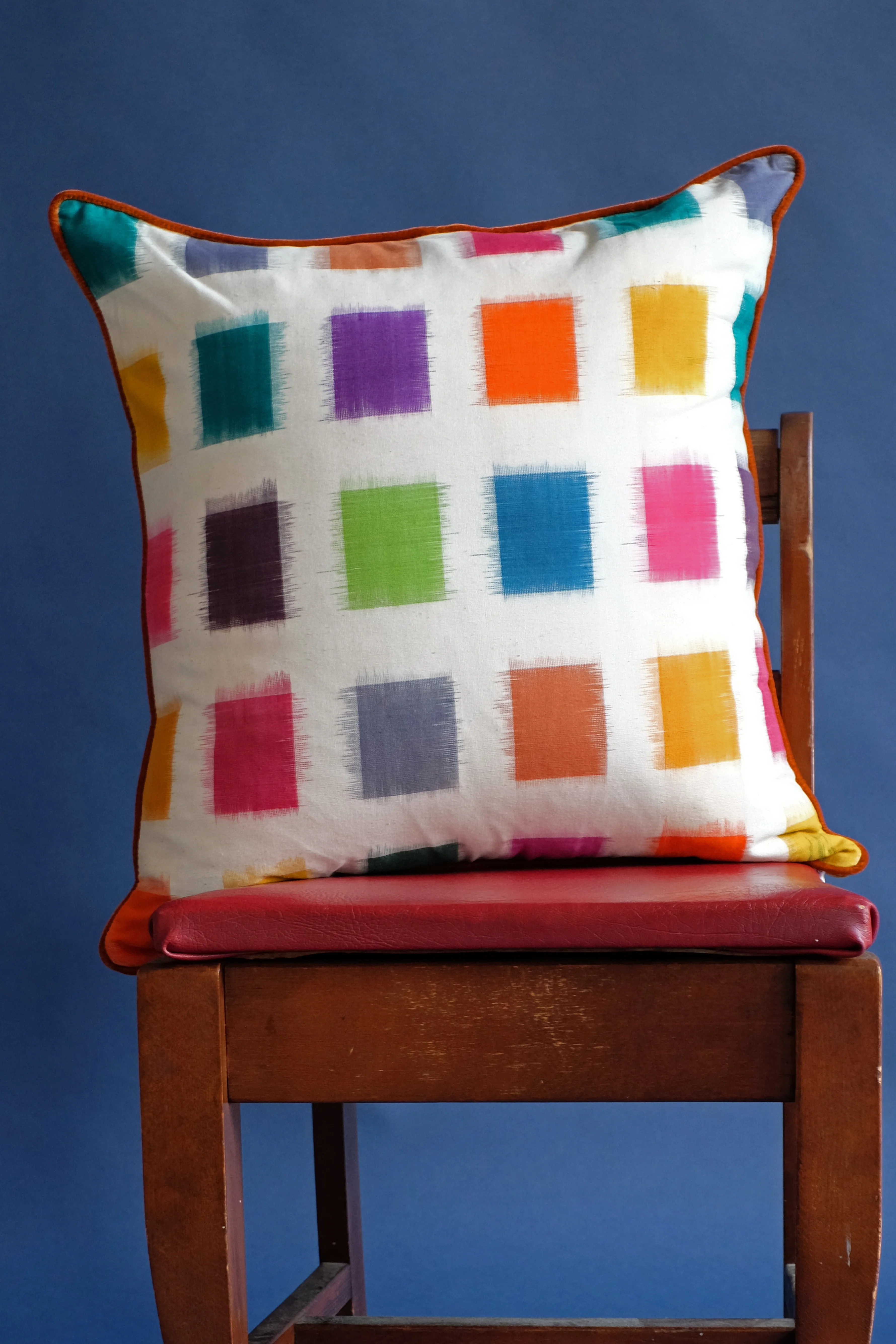 Technicolor Ikat Pillow - Image 3